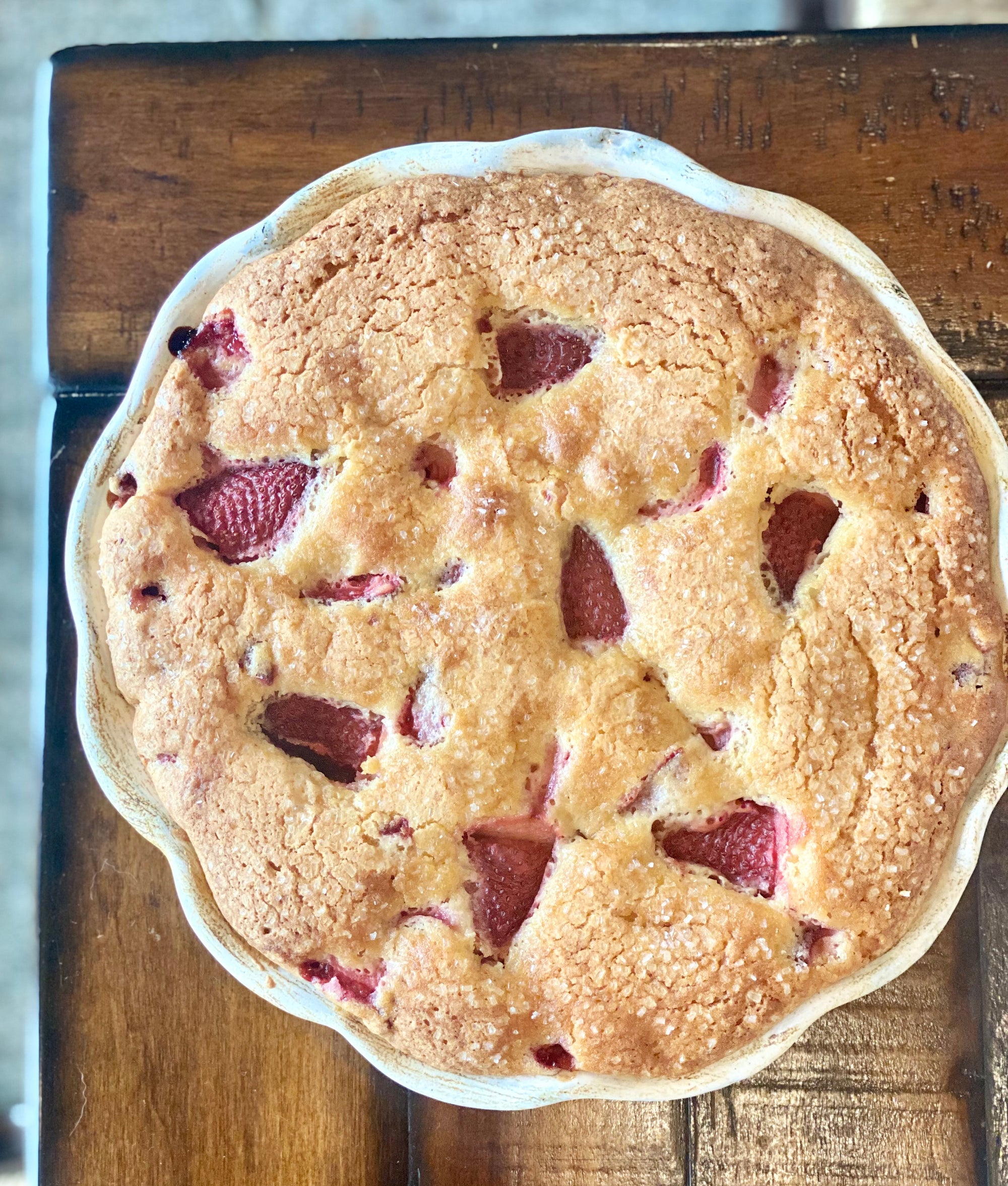 French Strawberry Cake