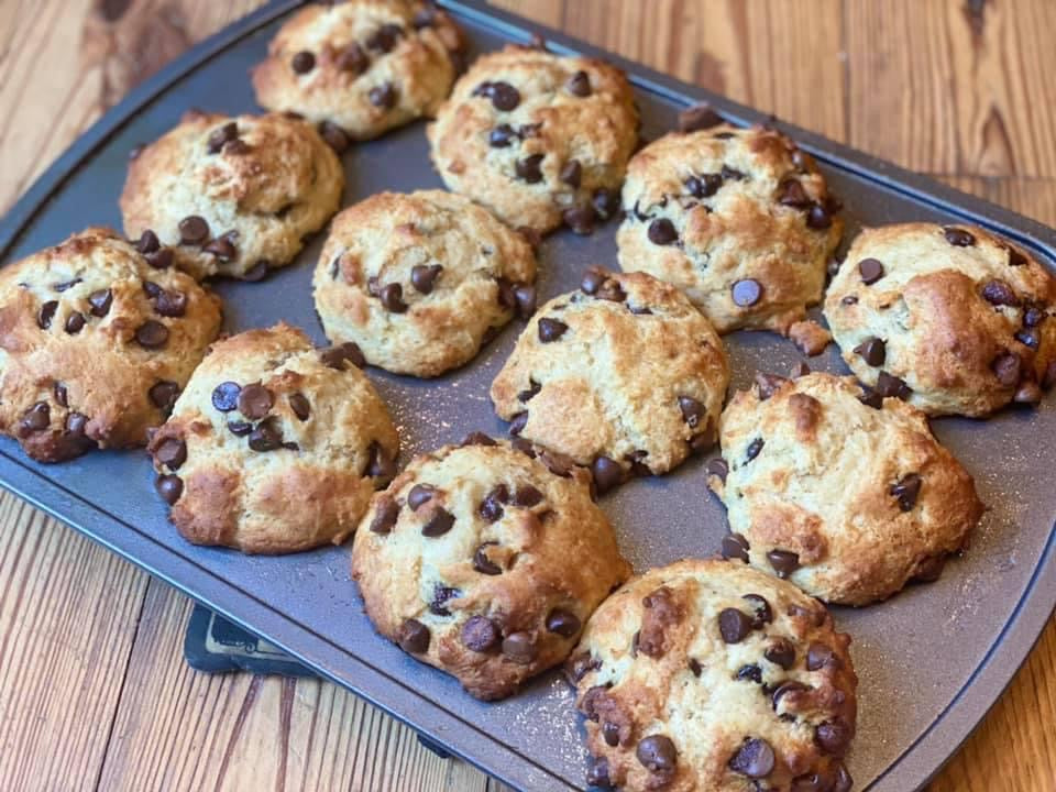 Jumbo Chocolate Chip Muffins