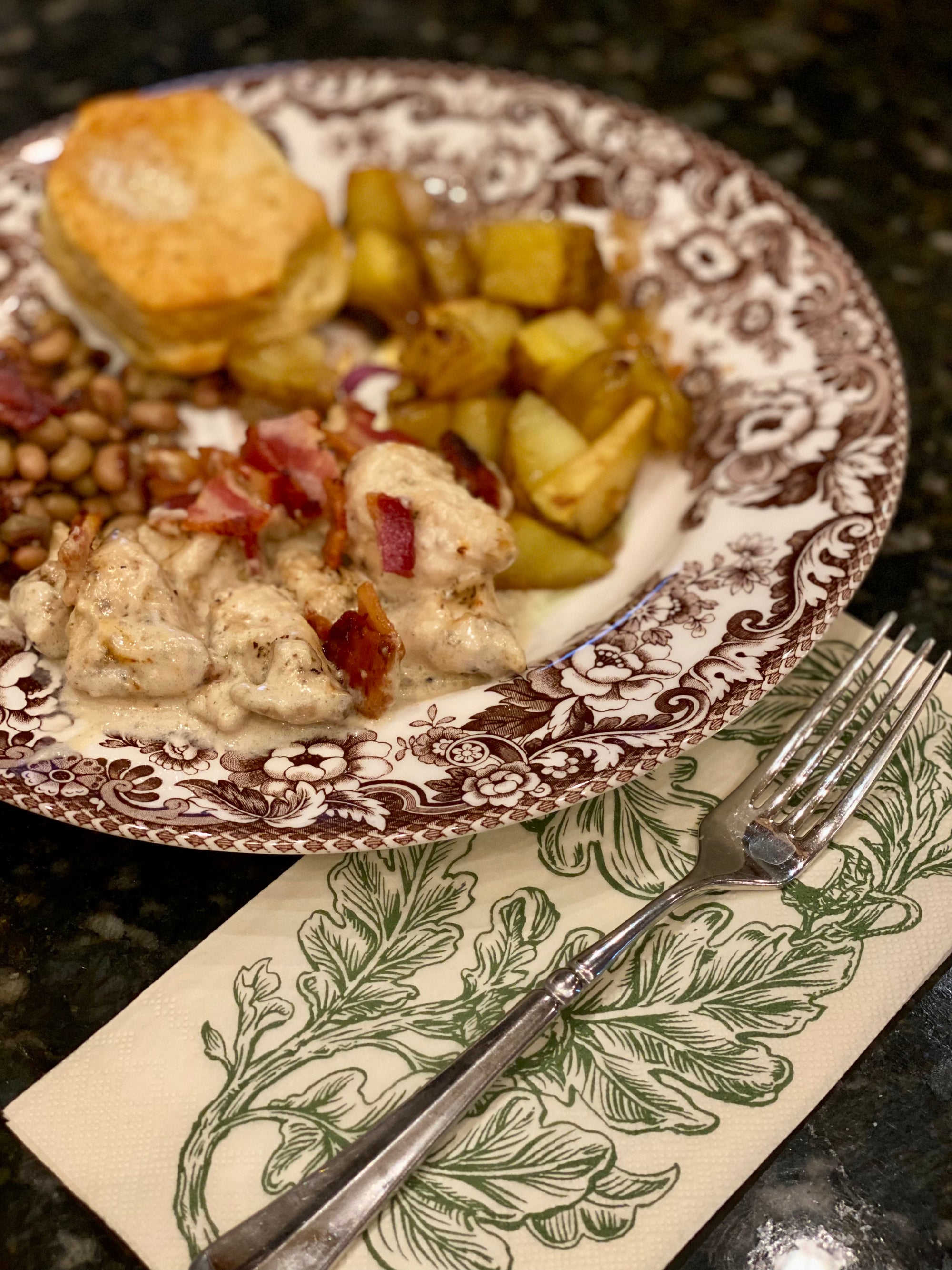 Creamy Garlic Chicken with Bacon