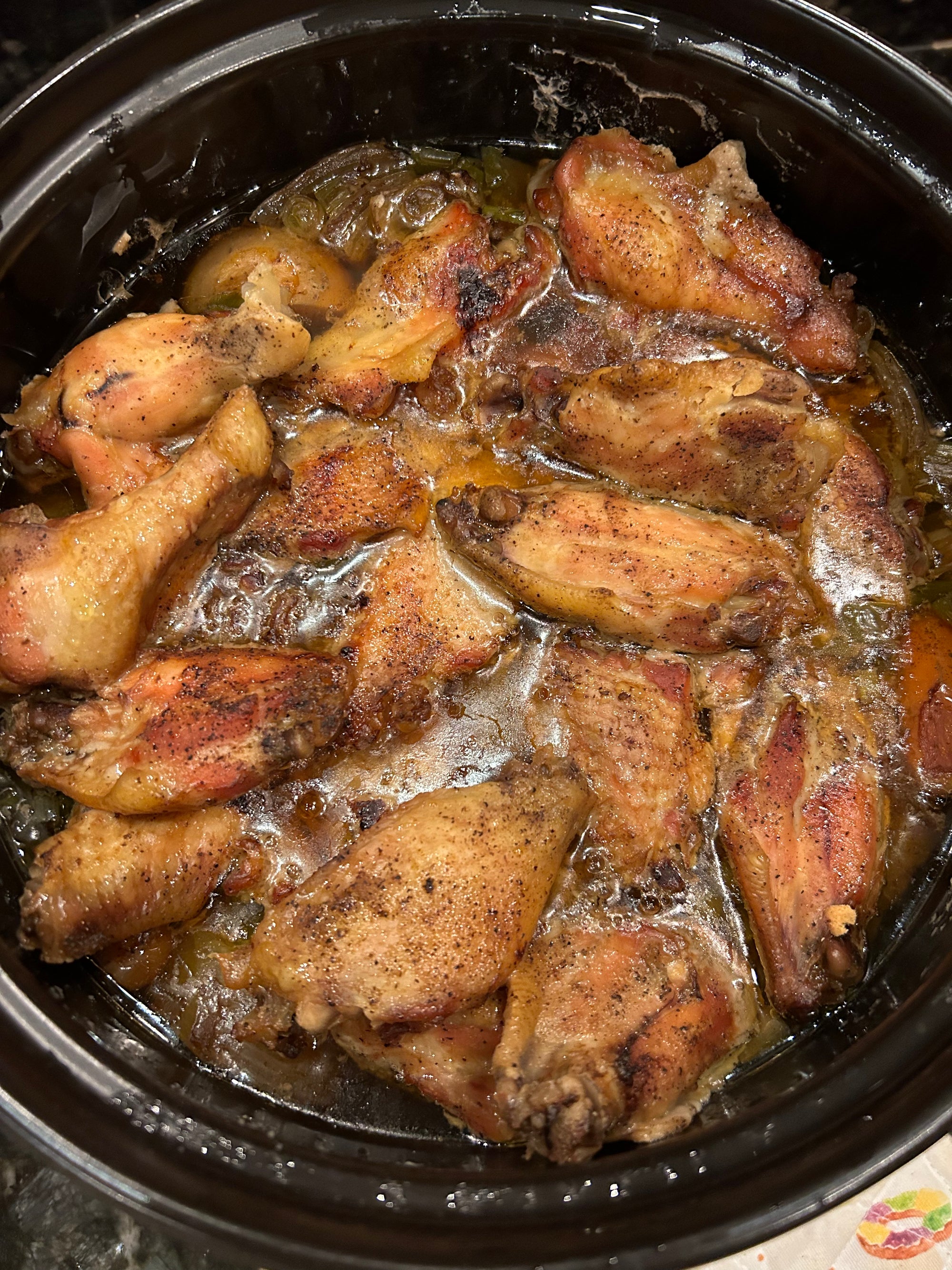 All Day Slow Cooker Chicken Leg Dinner