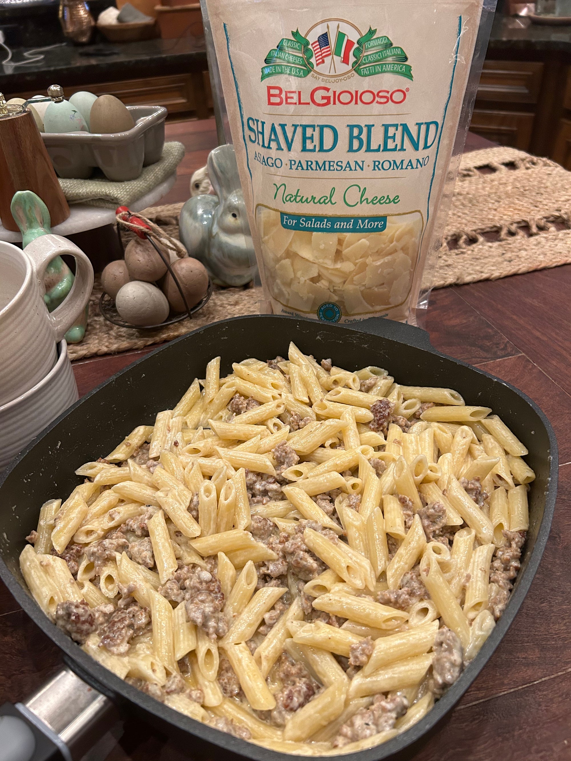 Four Ingredient Sausage Pasta