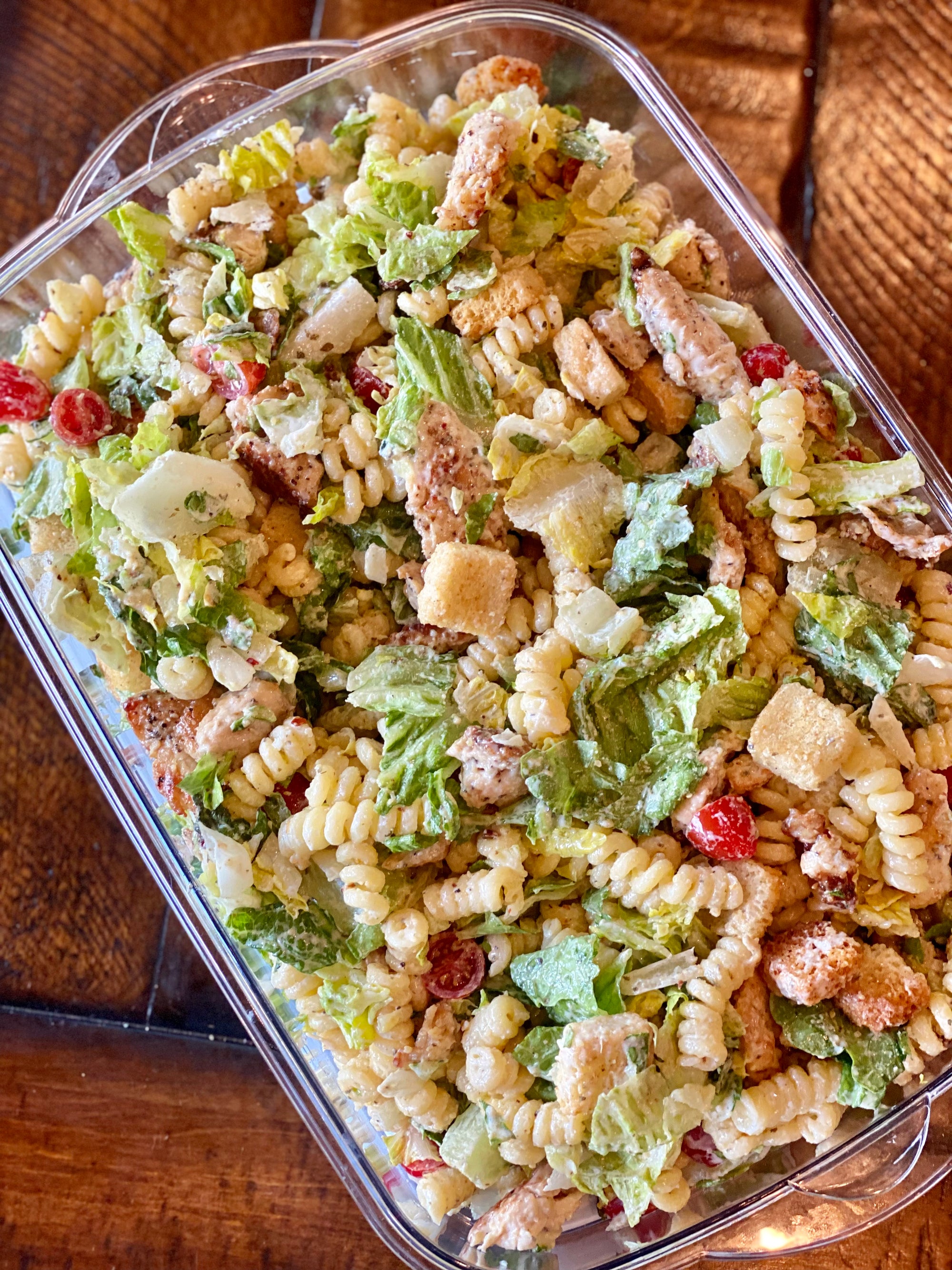 Chicken Caesar Pasta Salad