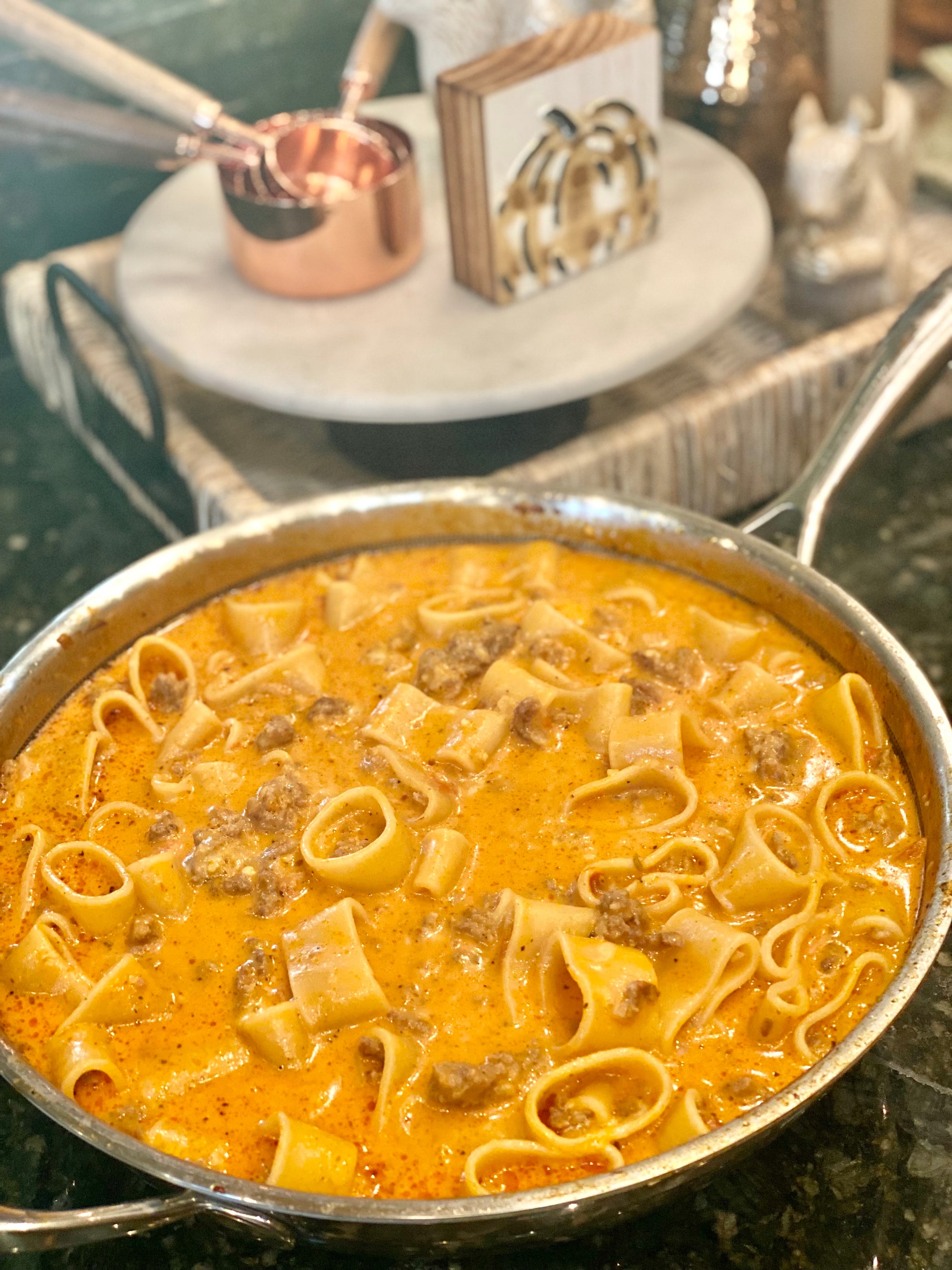 One Pot Sausage Pasta