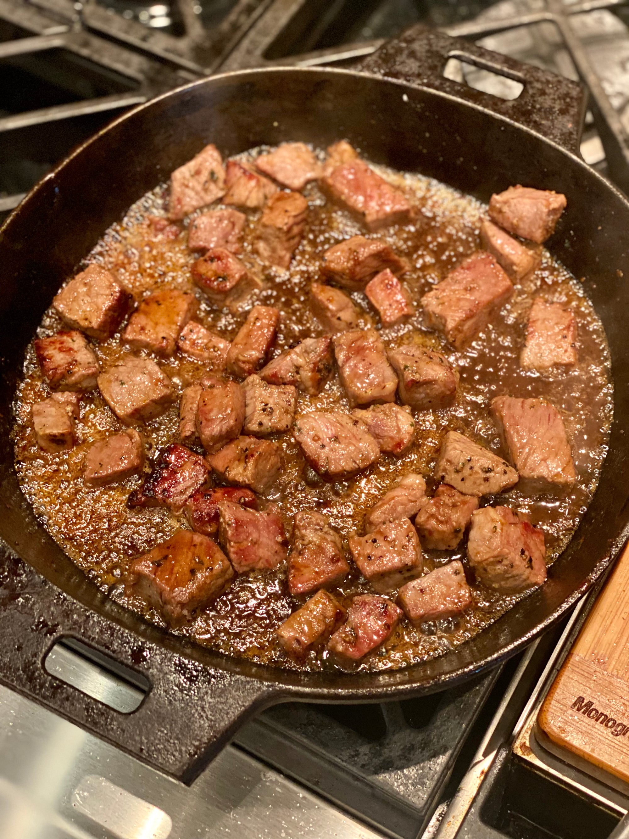 Brown Sugar Bourbon Steak Bites