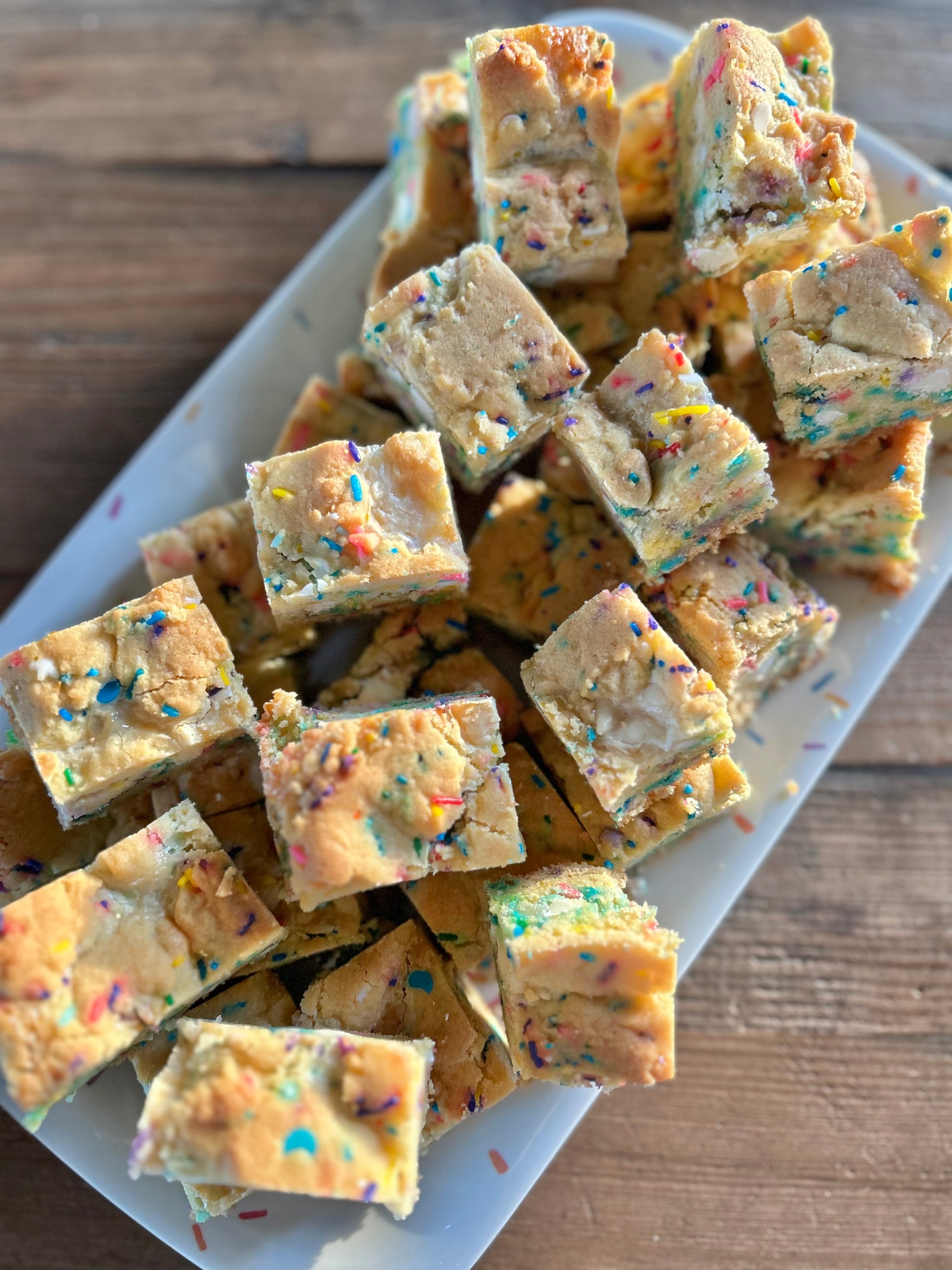 Funfetti Sprinkle Bars