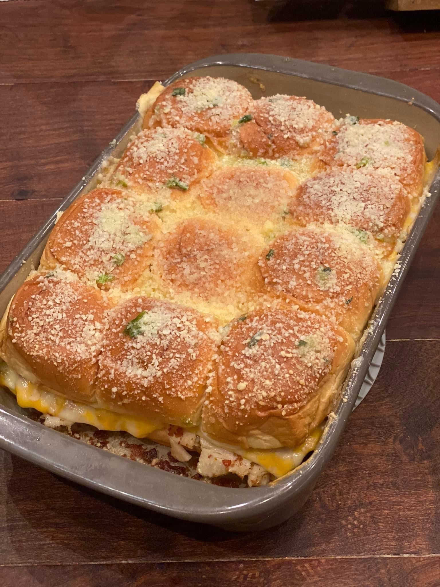 Chicken Bacon Ranch Sliders