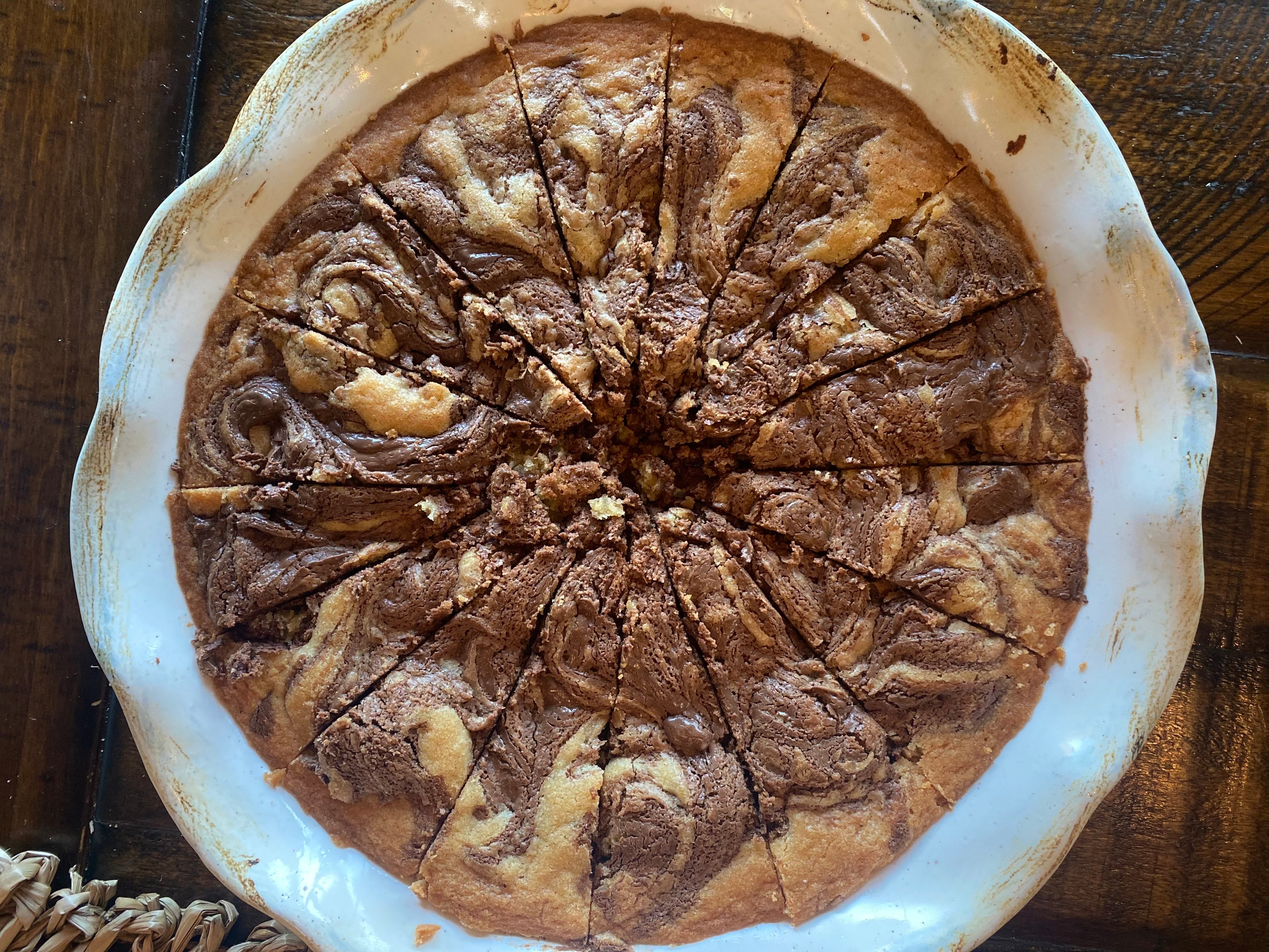 Nutella Brown Butter Blondies