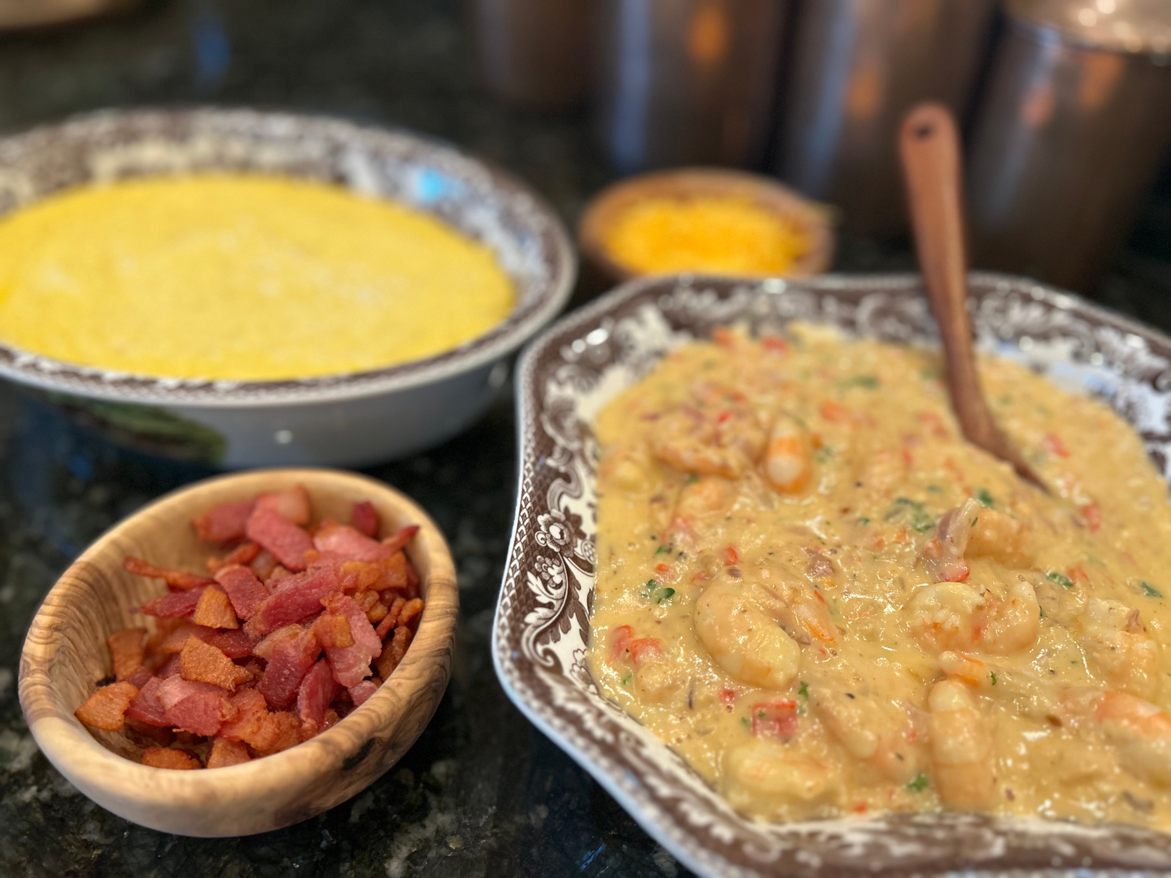 Shrimp &amp; Grits Casserole