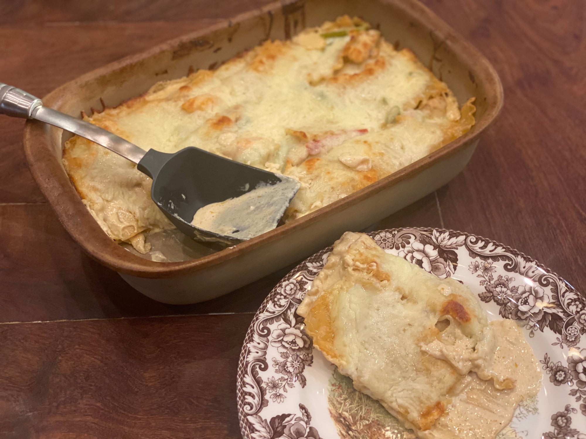 Creamy Cajun Chicken Lasagna