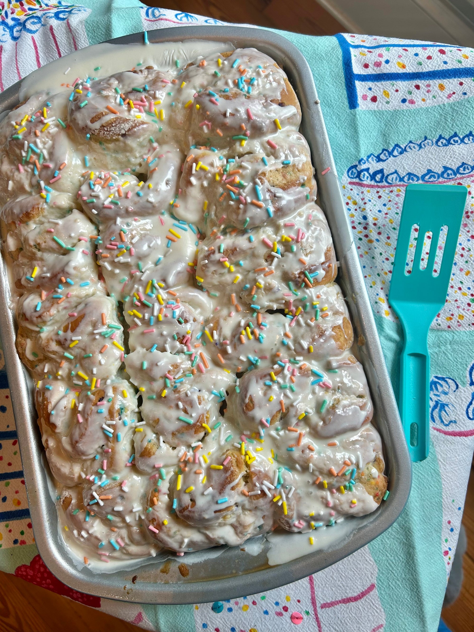 Funfetti Cinnamon Rolls