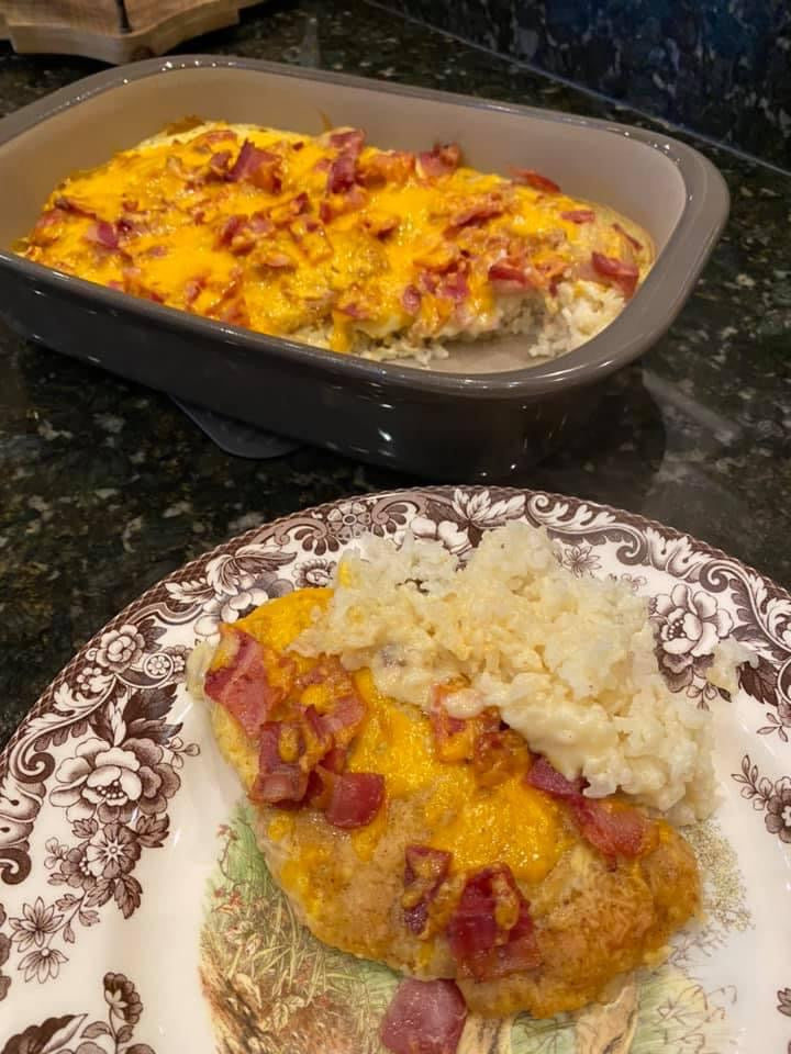 Bacon Smothered Pork Chops