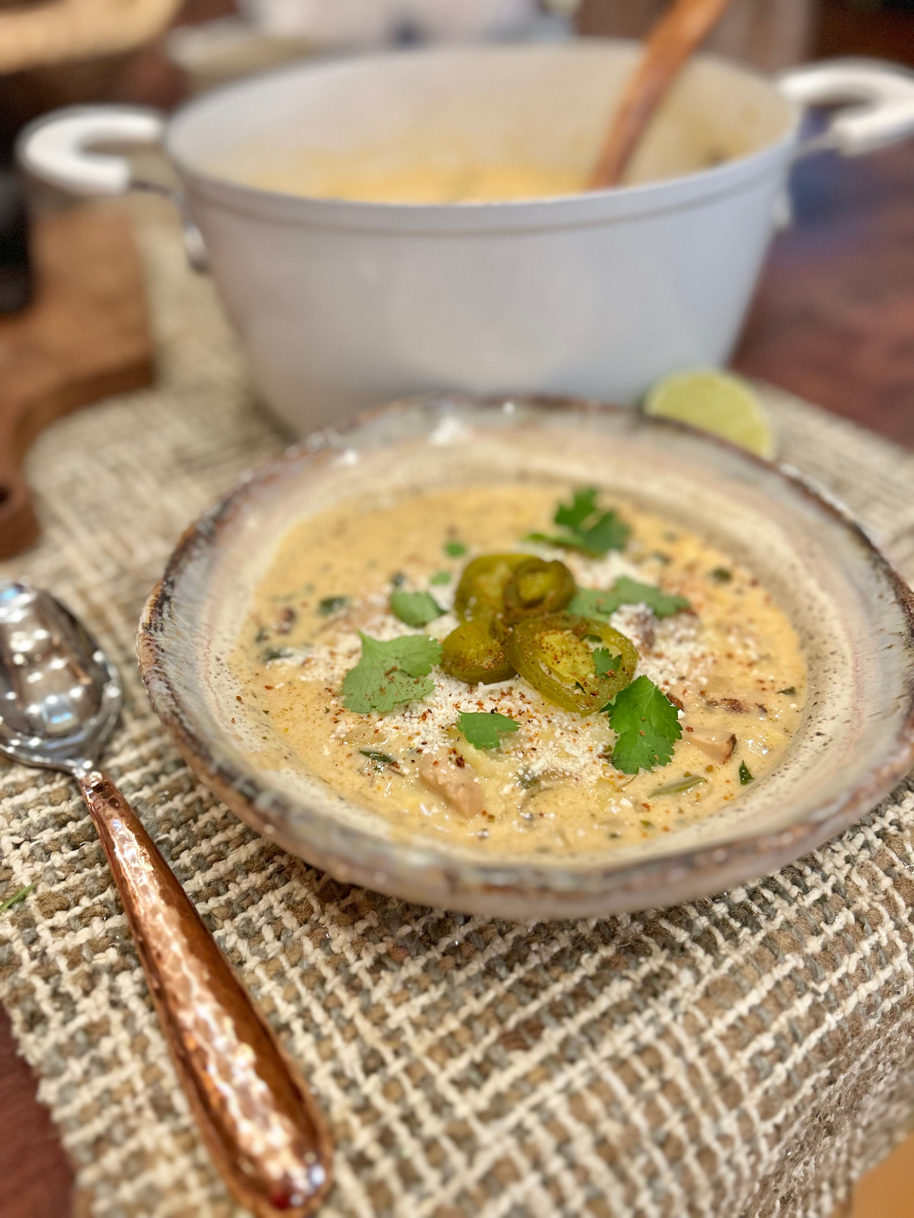 Mexican Street Corn White Chicken Chili
