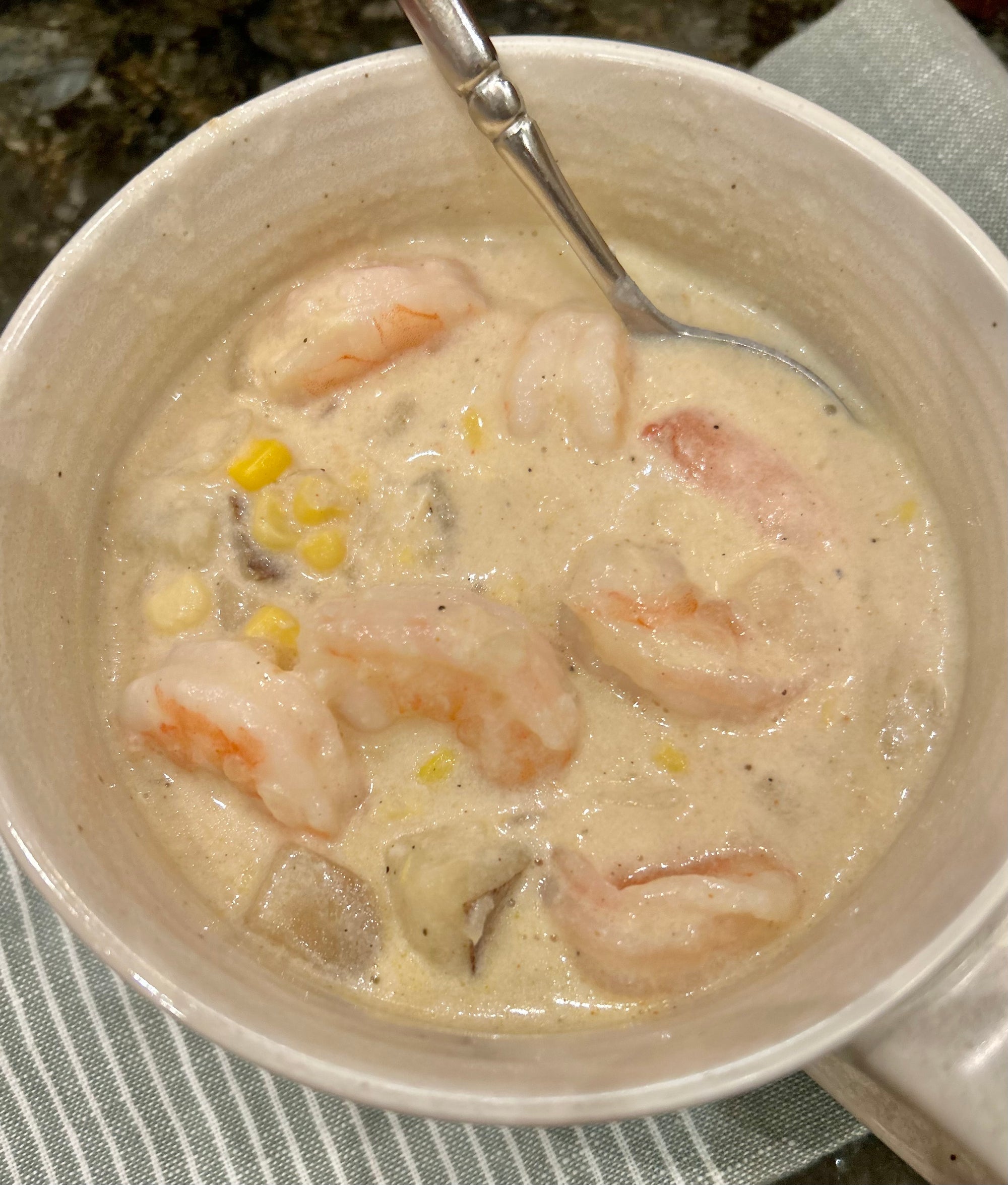 Shrimp, Potato & Corn Bisque
