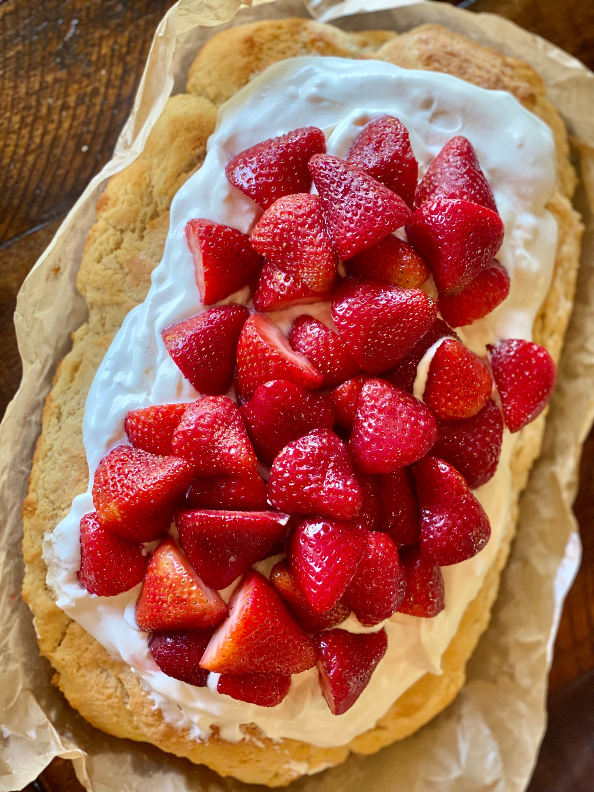 Strawberry Shortcake Sheetcake