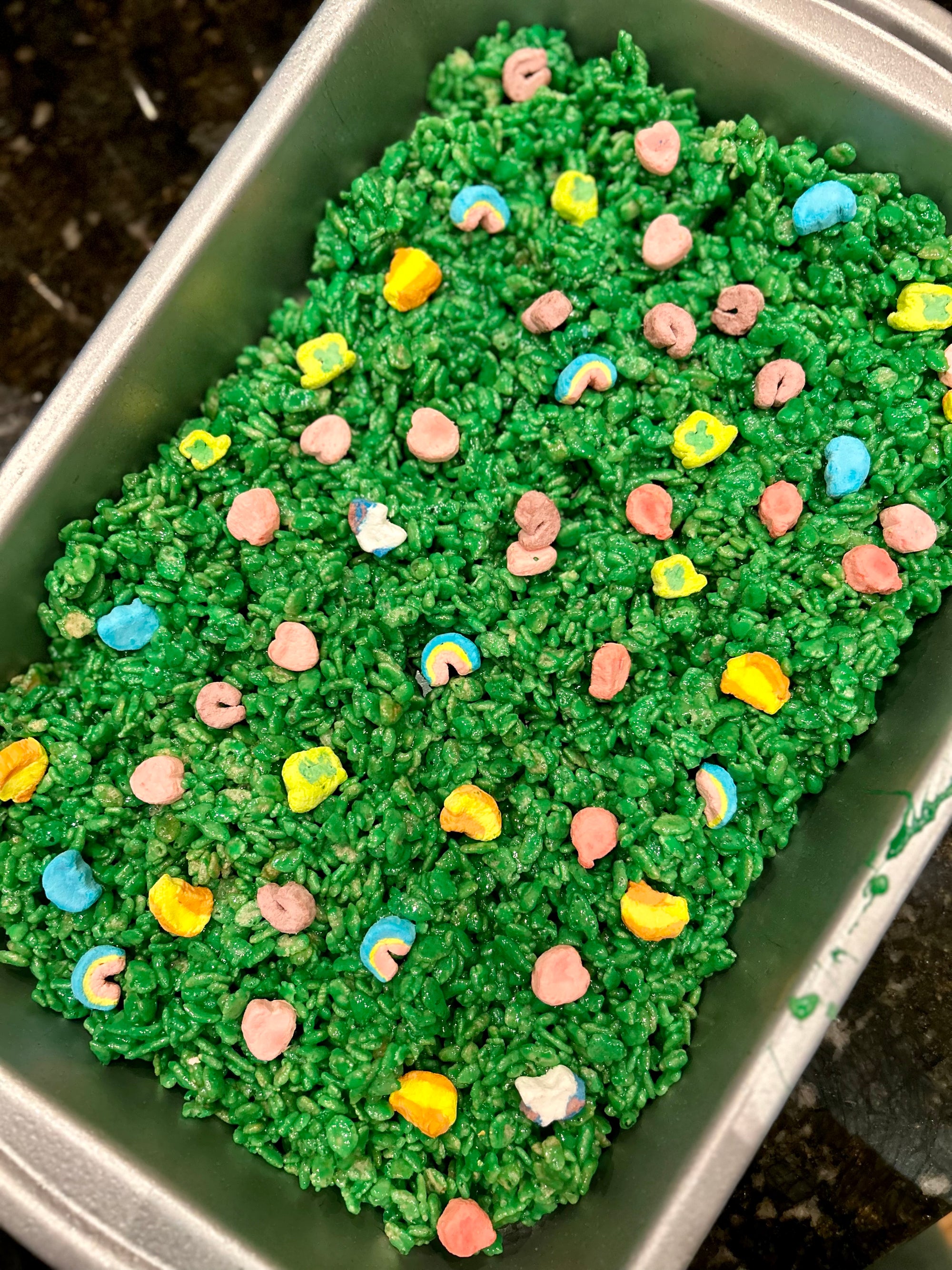 Lucky Rice Krispie Treats