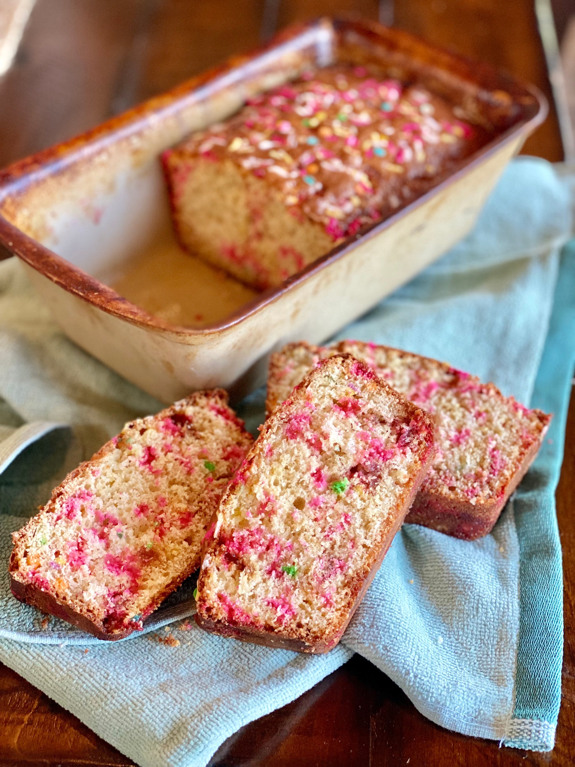 Funfetti Sprinkle Quick Bread