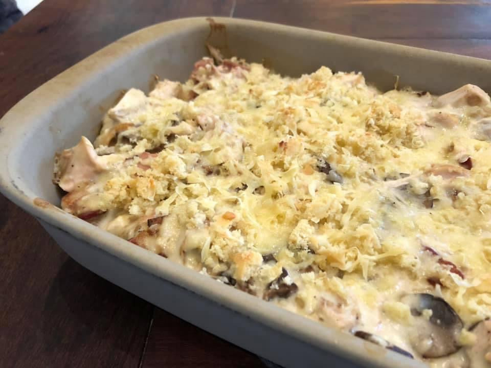 Sister Schubert Chicken & Mushroom Bake