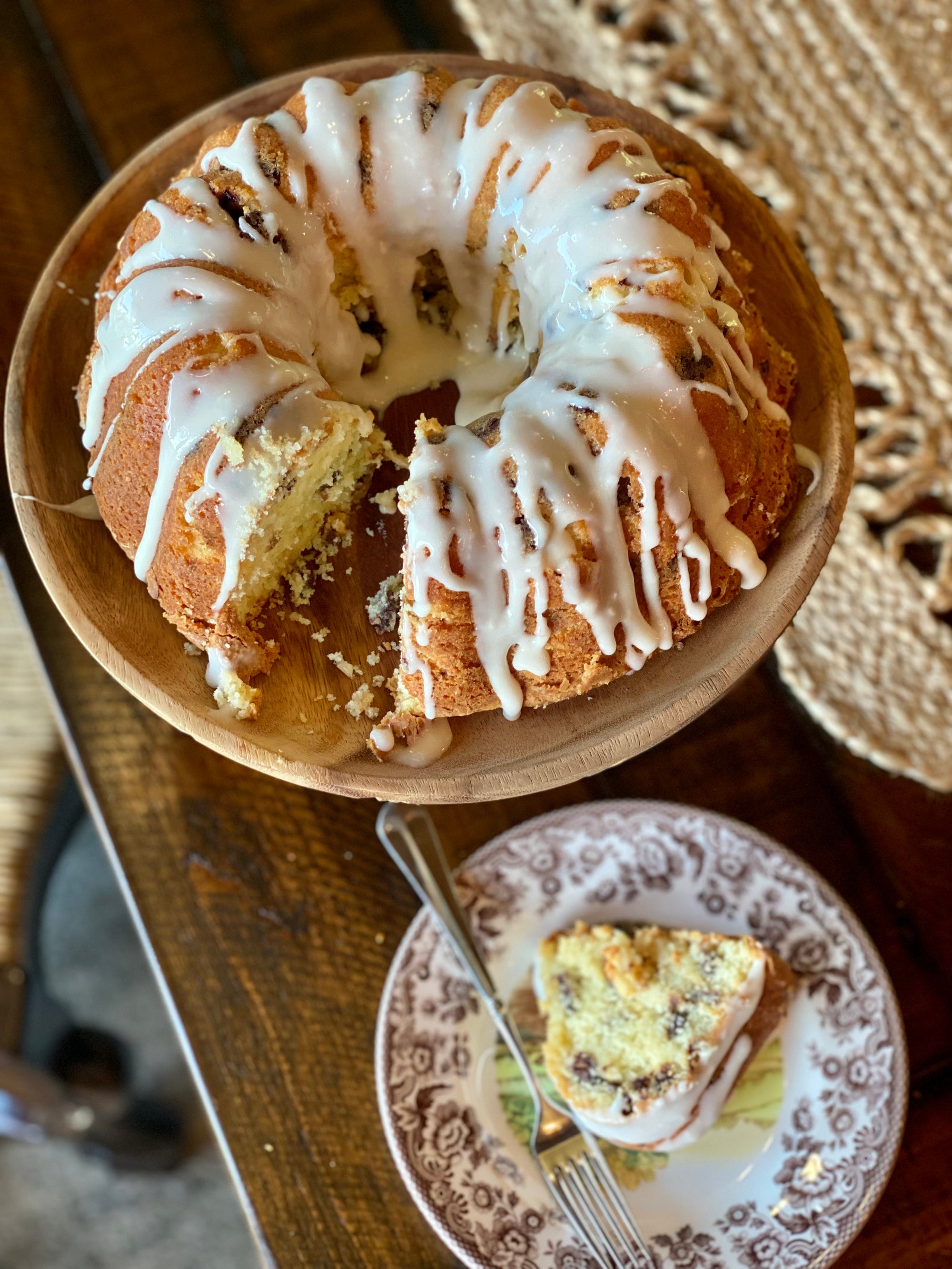 Chocolate Chip Almond Cake