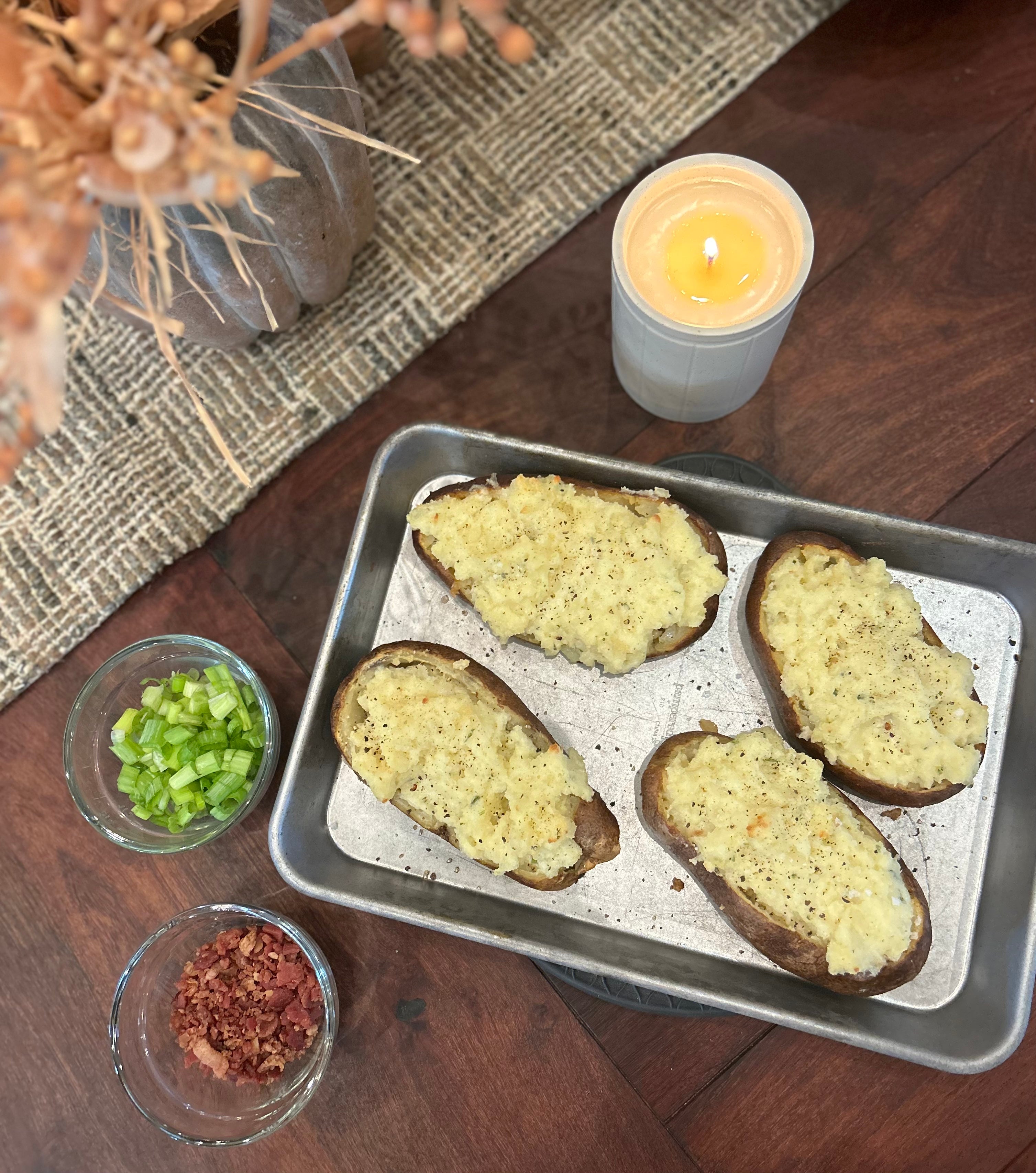 Boursin Twice Baked Potatoes