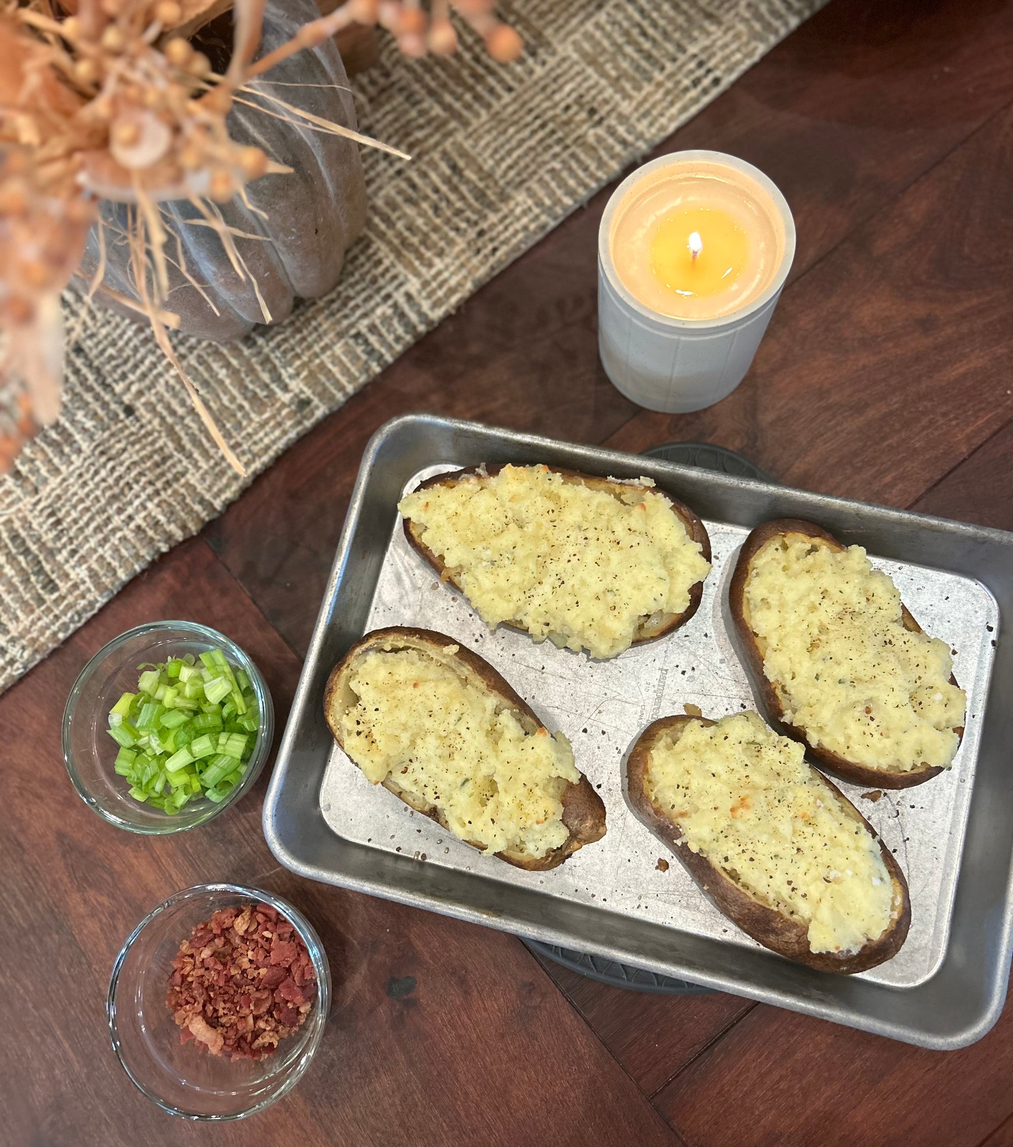 Boursin Twice Baked Potatoes