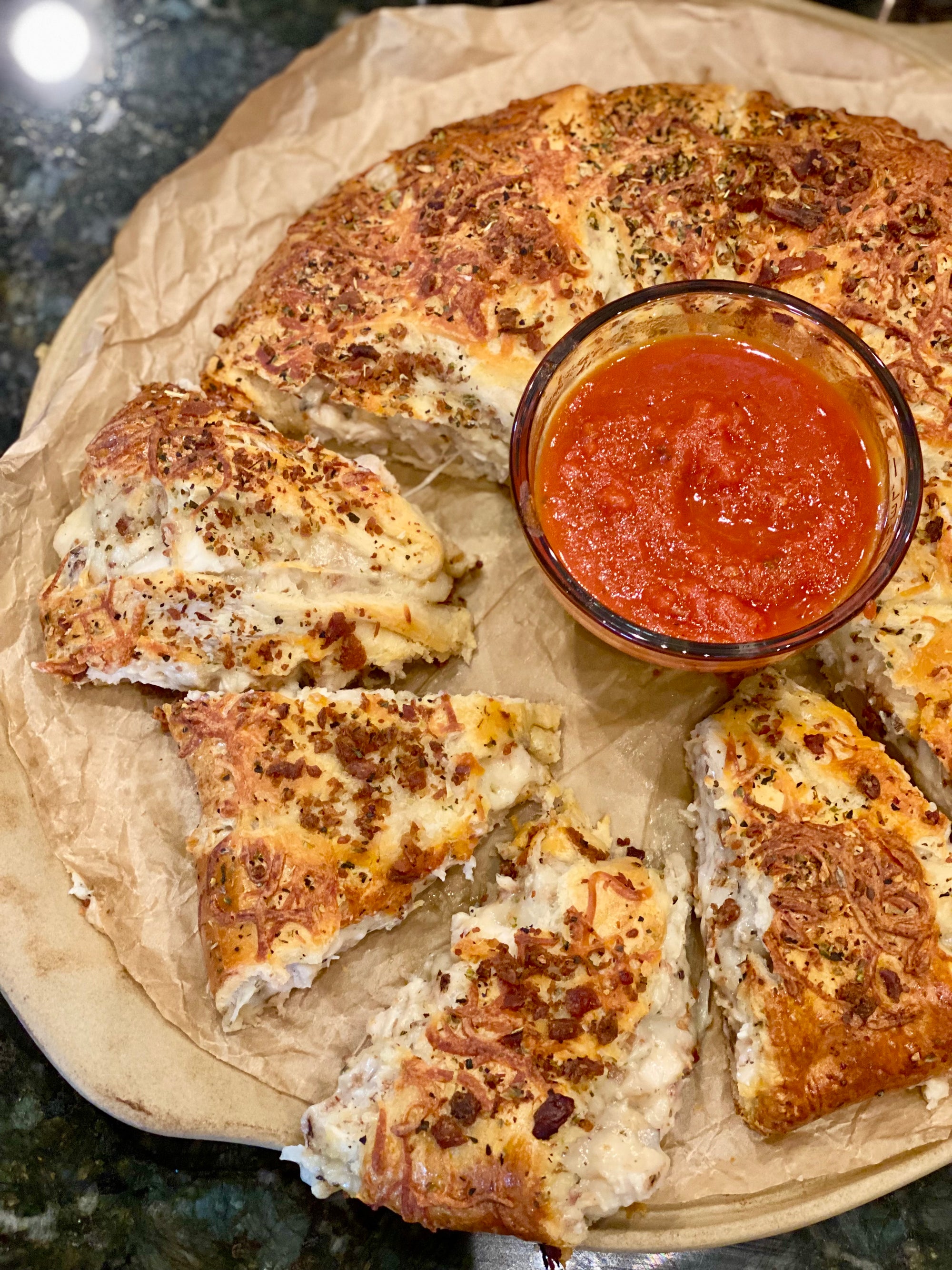 Chicken Alfredo Ring