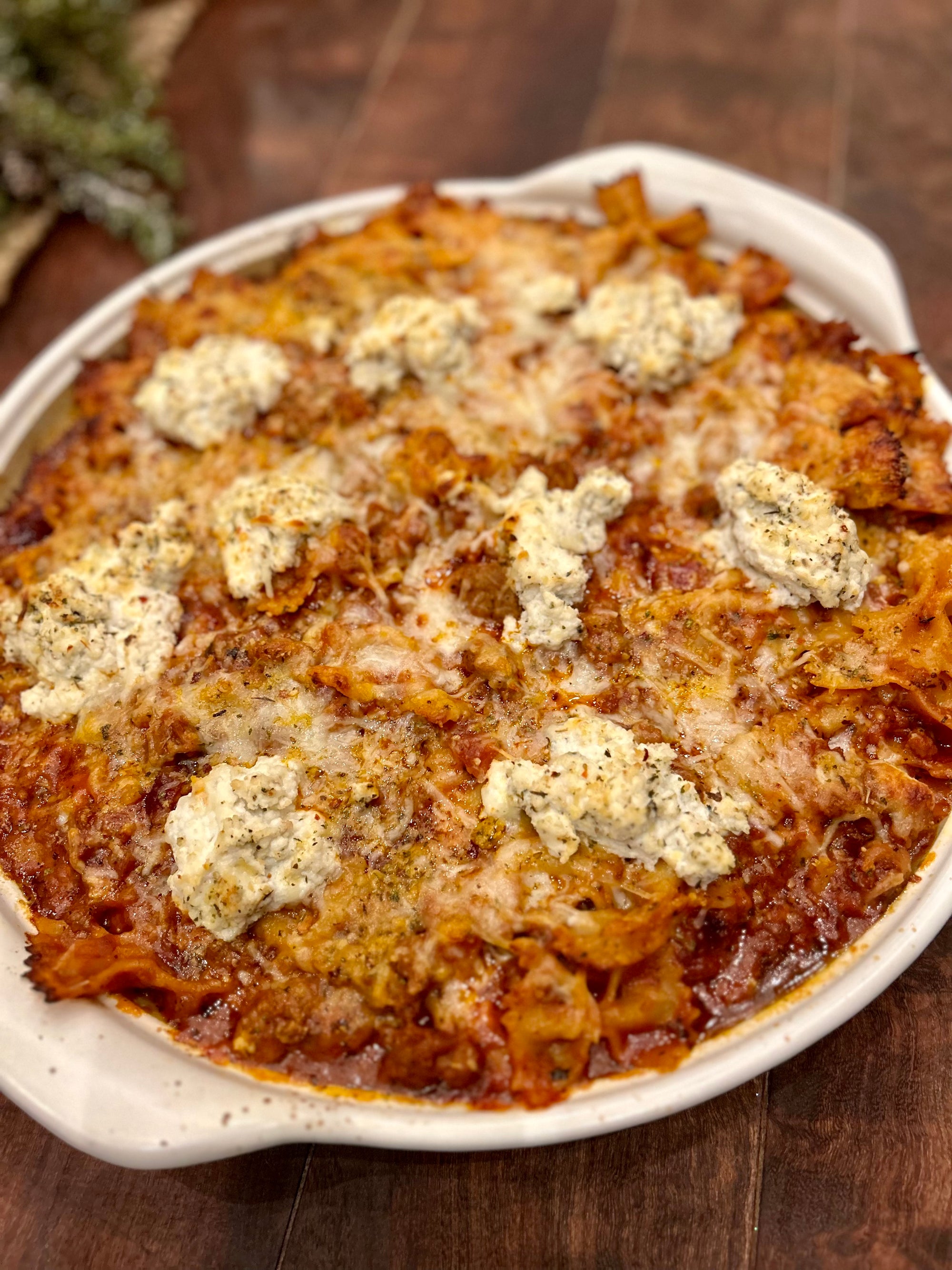 Layerless Sheetpan Lasagna