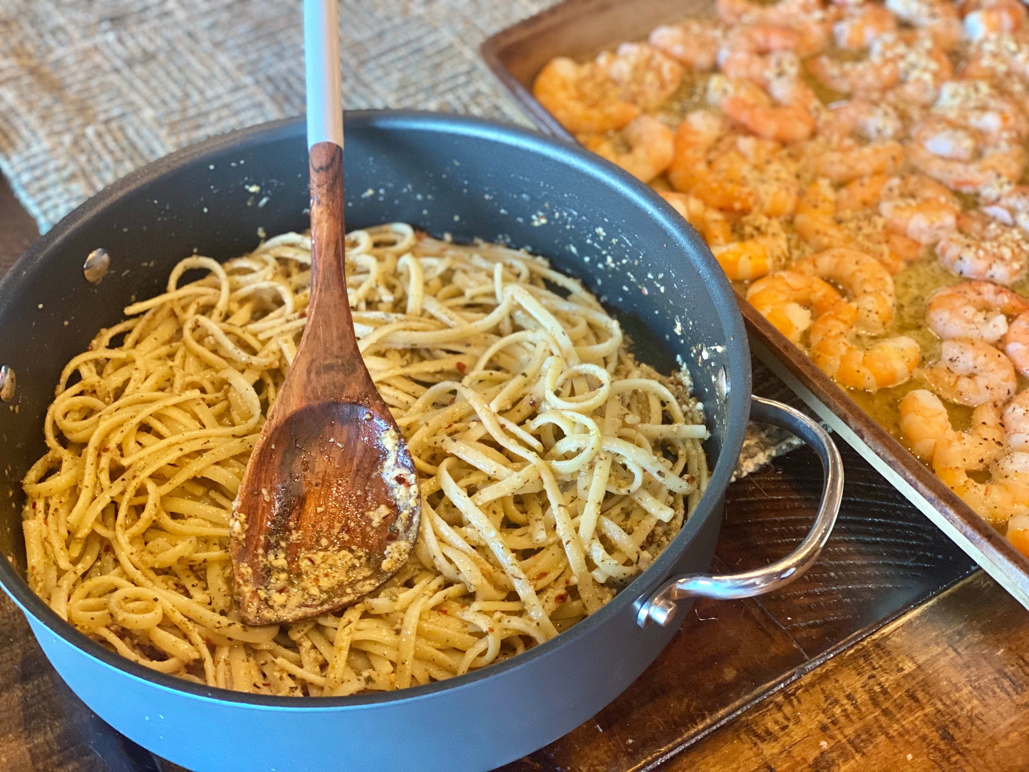 Lemon Butter Red Pepper Pasta