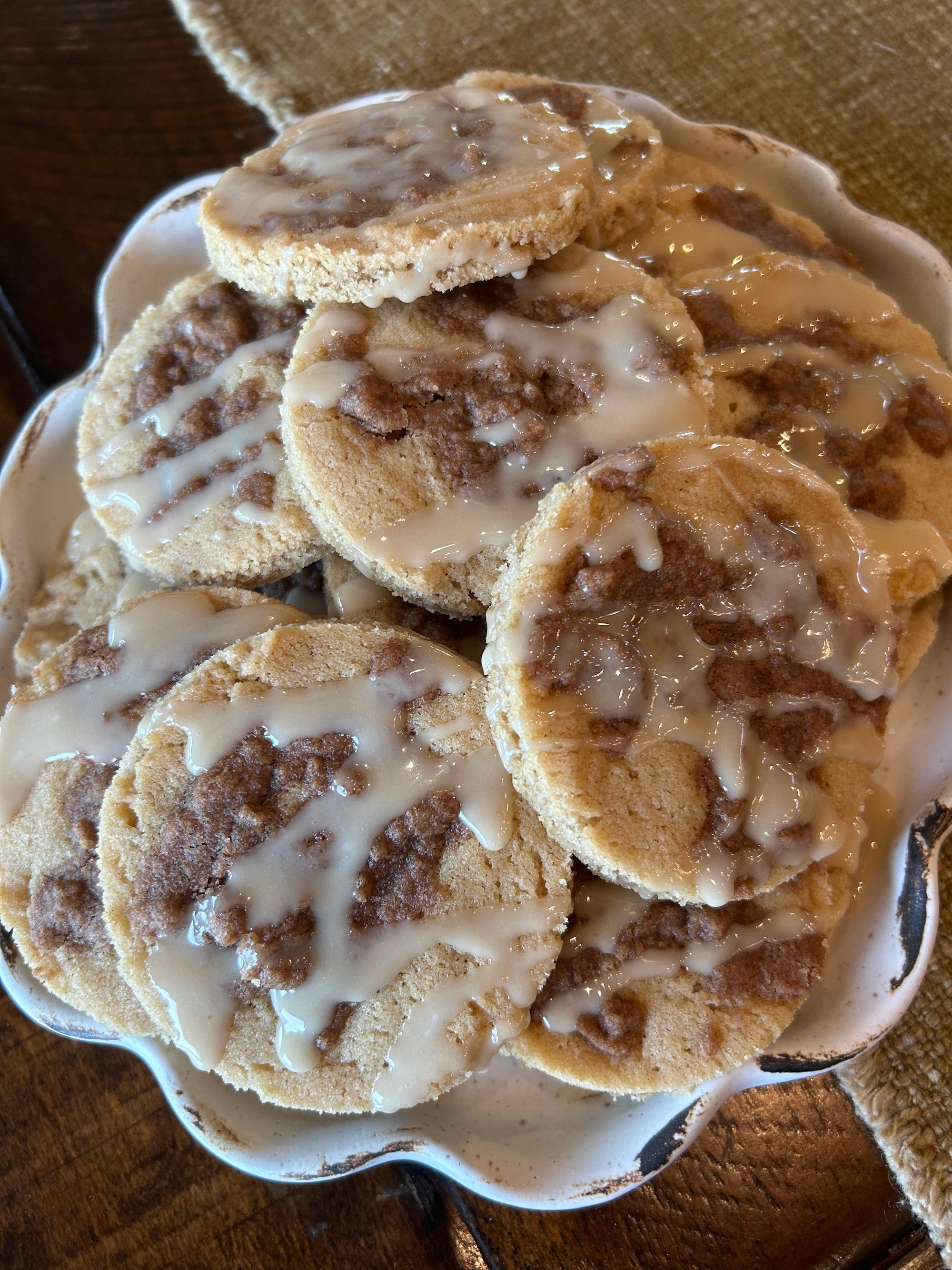 Honey Bun Cake Cookies