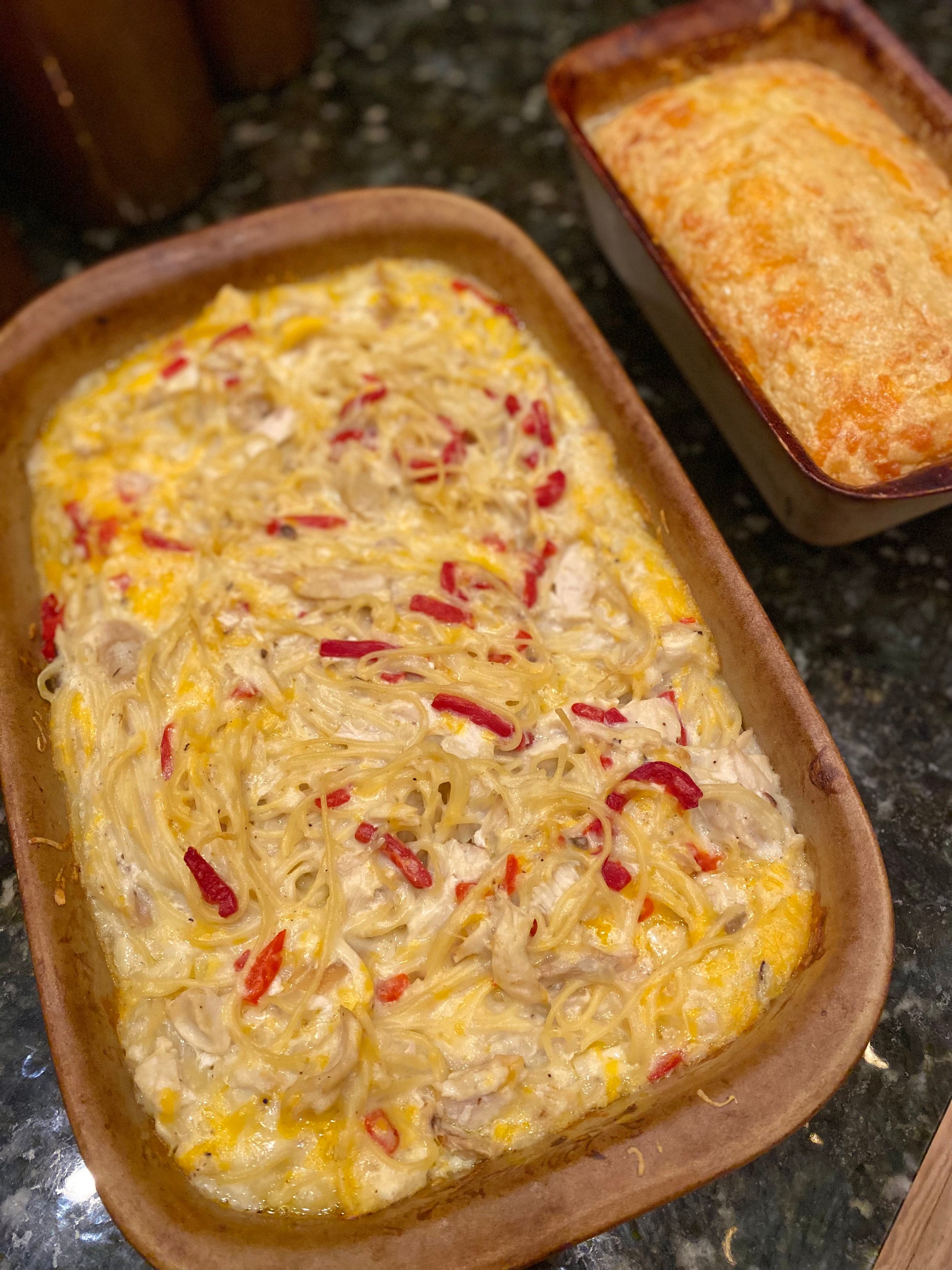 Cheesy Chicken Tetrazzini