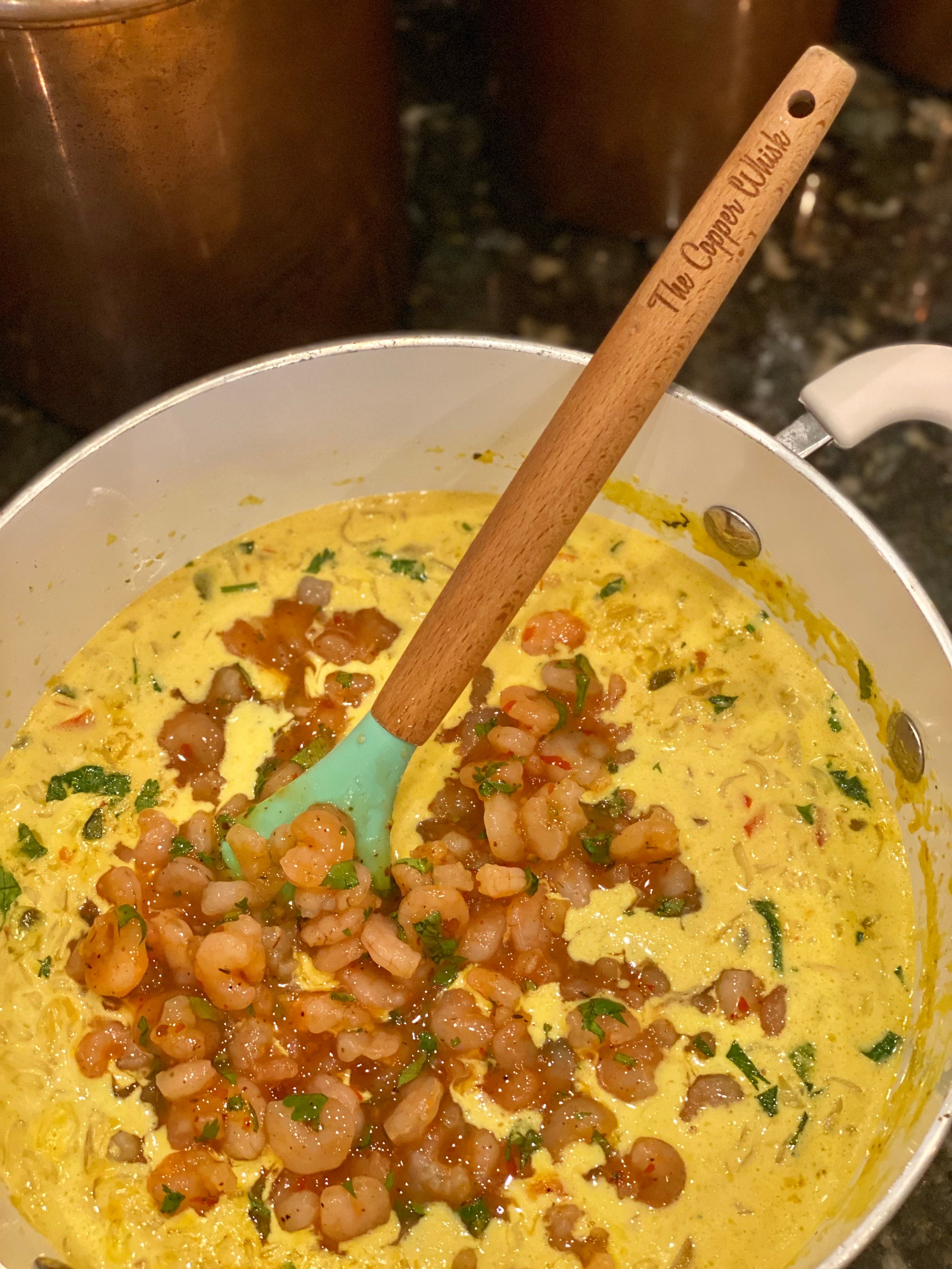 Ramen Soup with Sweet Chili Shrimp