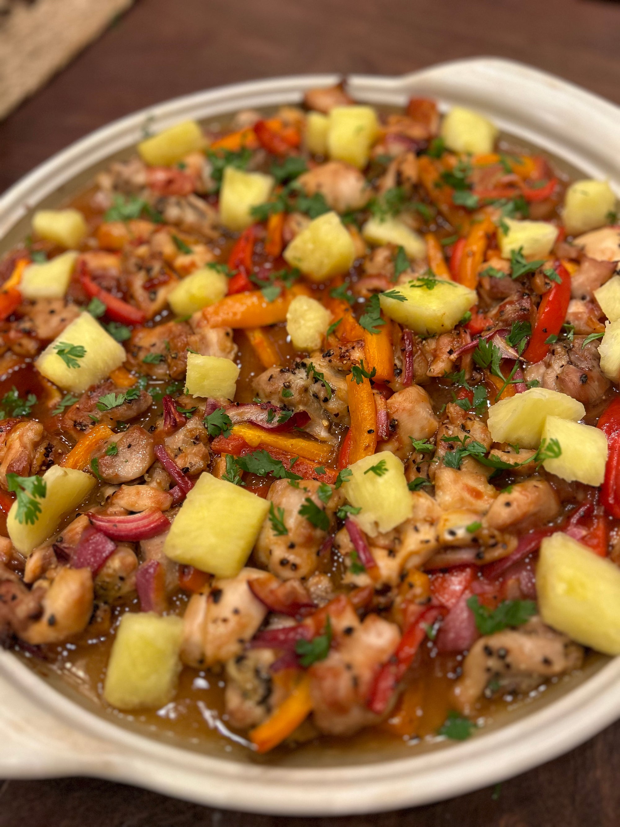 Hawaiian Sheet Pan Chicken