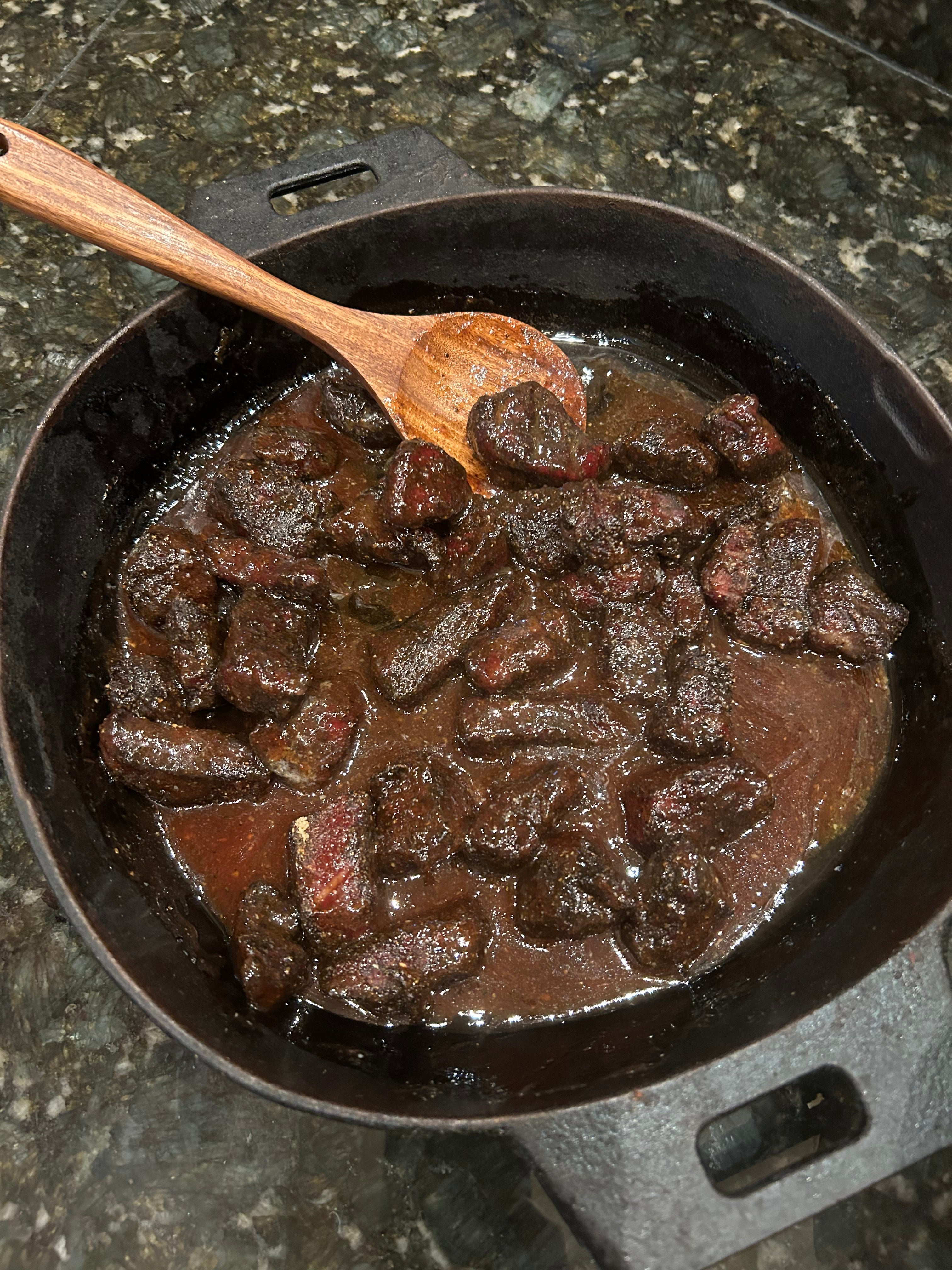 Sweet & Sticky Steak Bites