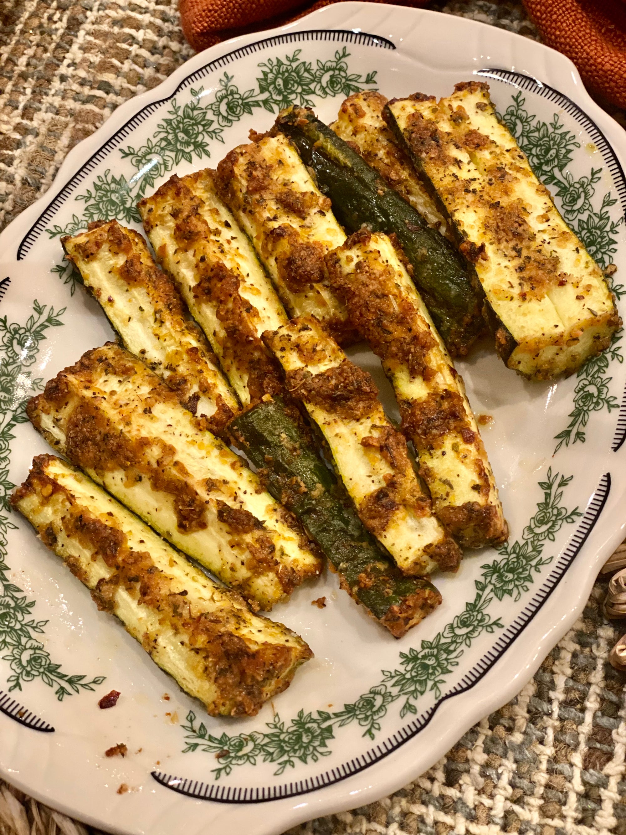 Parmesan Roasted Zucchini
