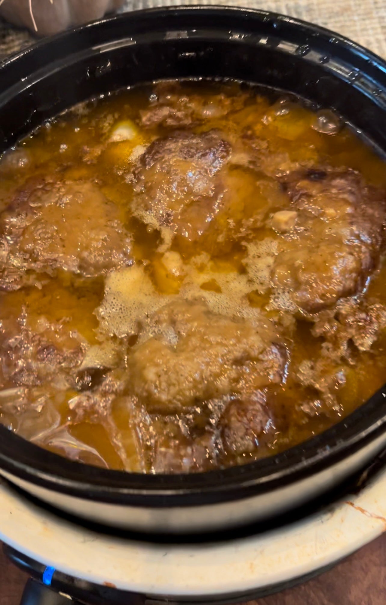 Slow Cooker Salisbury Steak & Gravy