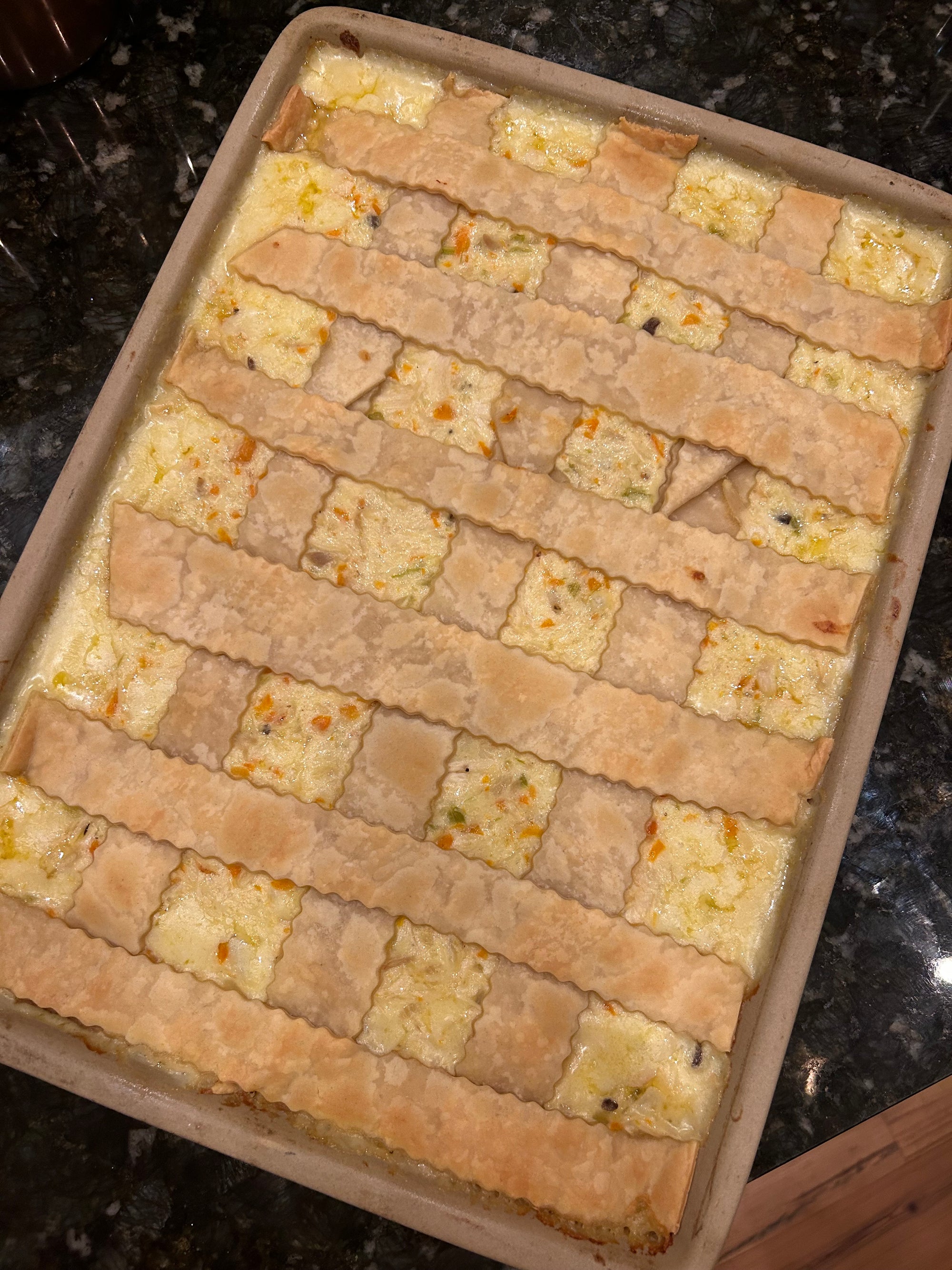 Sheet Pan Pot Pie