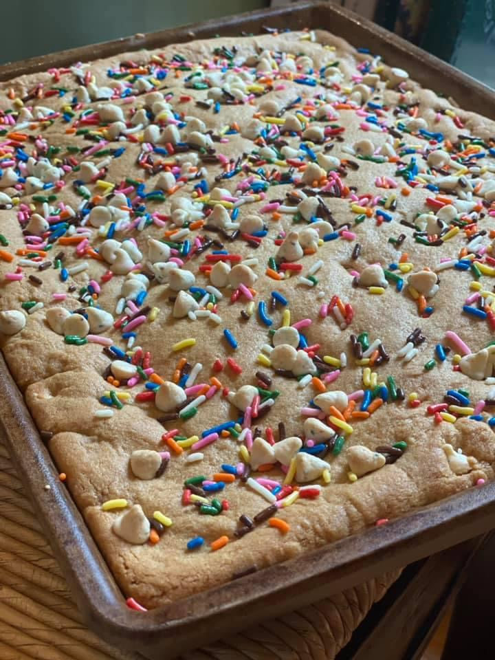 Funfetti Cookie Cake