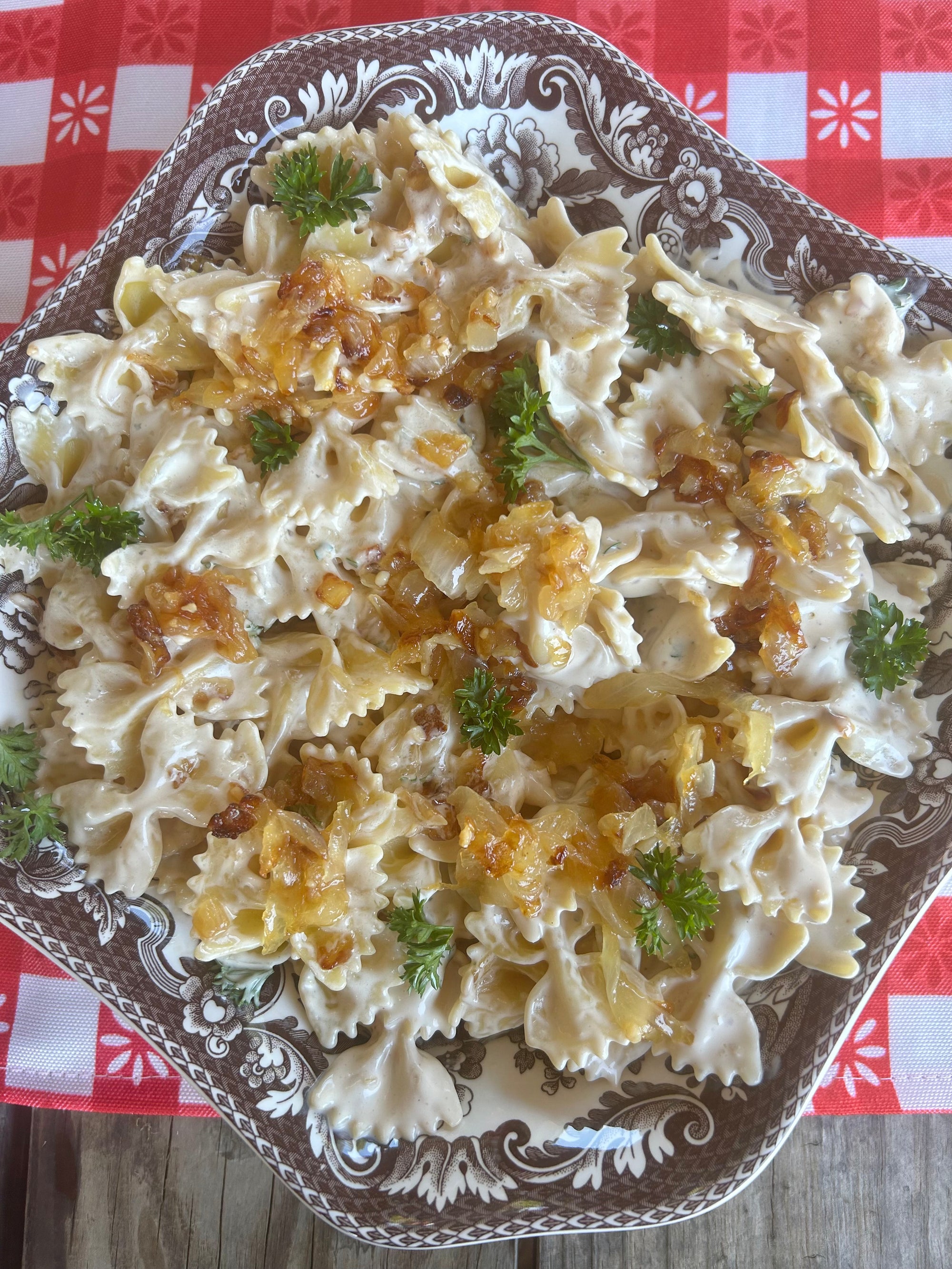 French Onion Pasta Salad