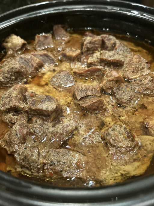 Slow Cooker Italian Beef & Noodles