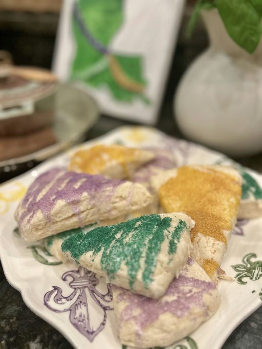 Mardi Gras Buttermilk Scones