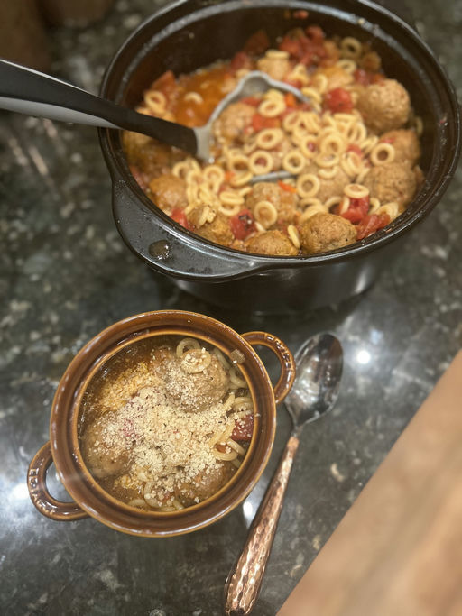 Orzo Meatball Soup