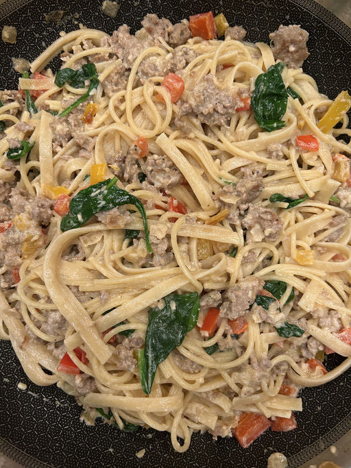Sausage & Peppers Pasta