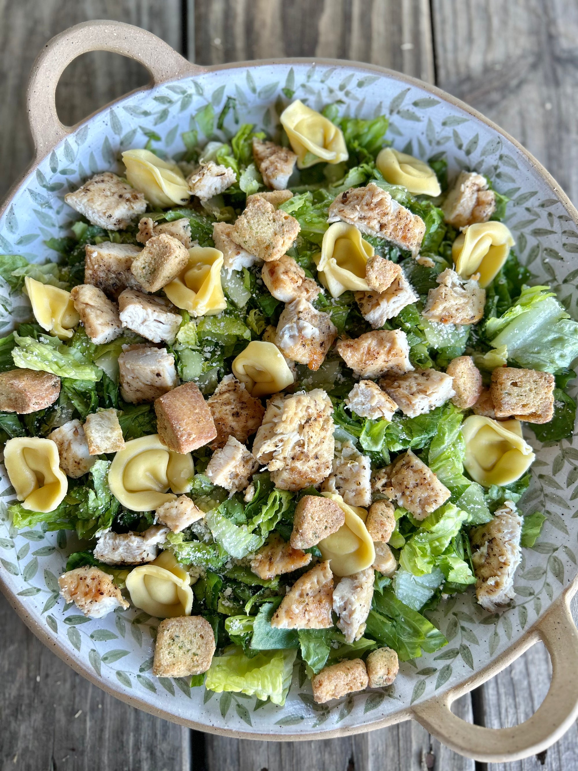 Chicken Caesar Tortellini Salad