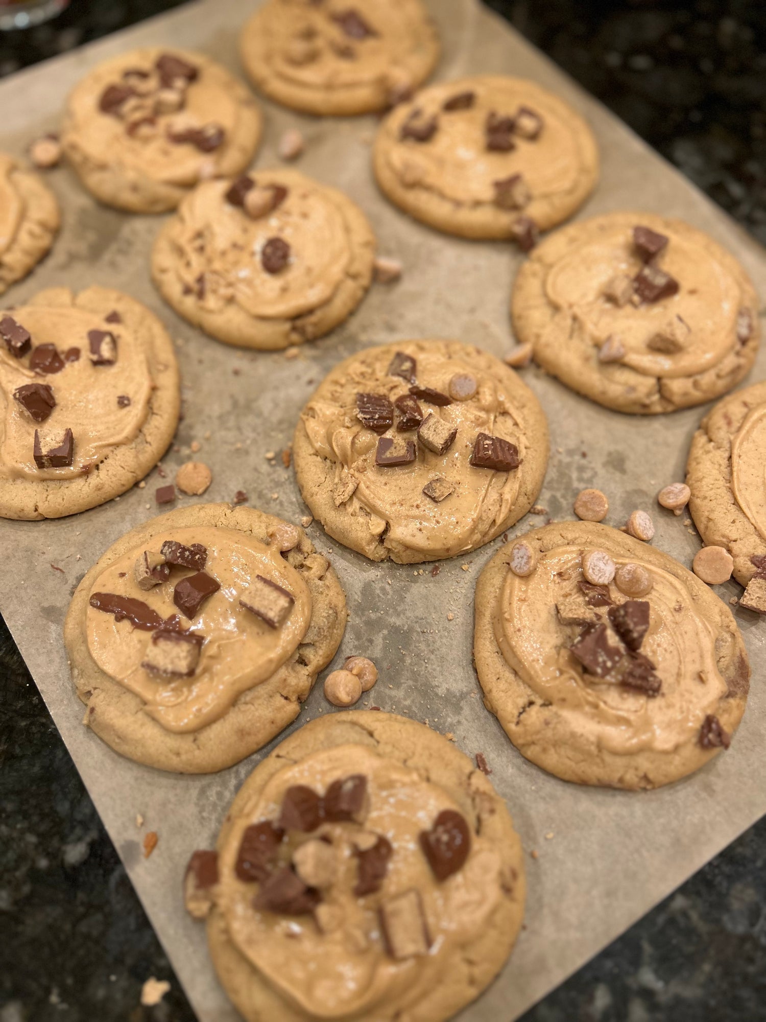 Crumbl Reese’s Peanut Butter Cookie Dupes