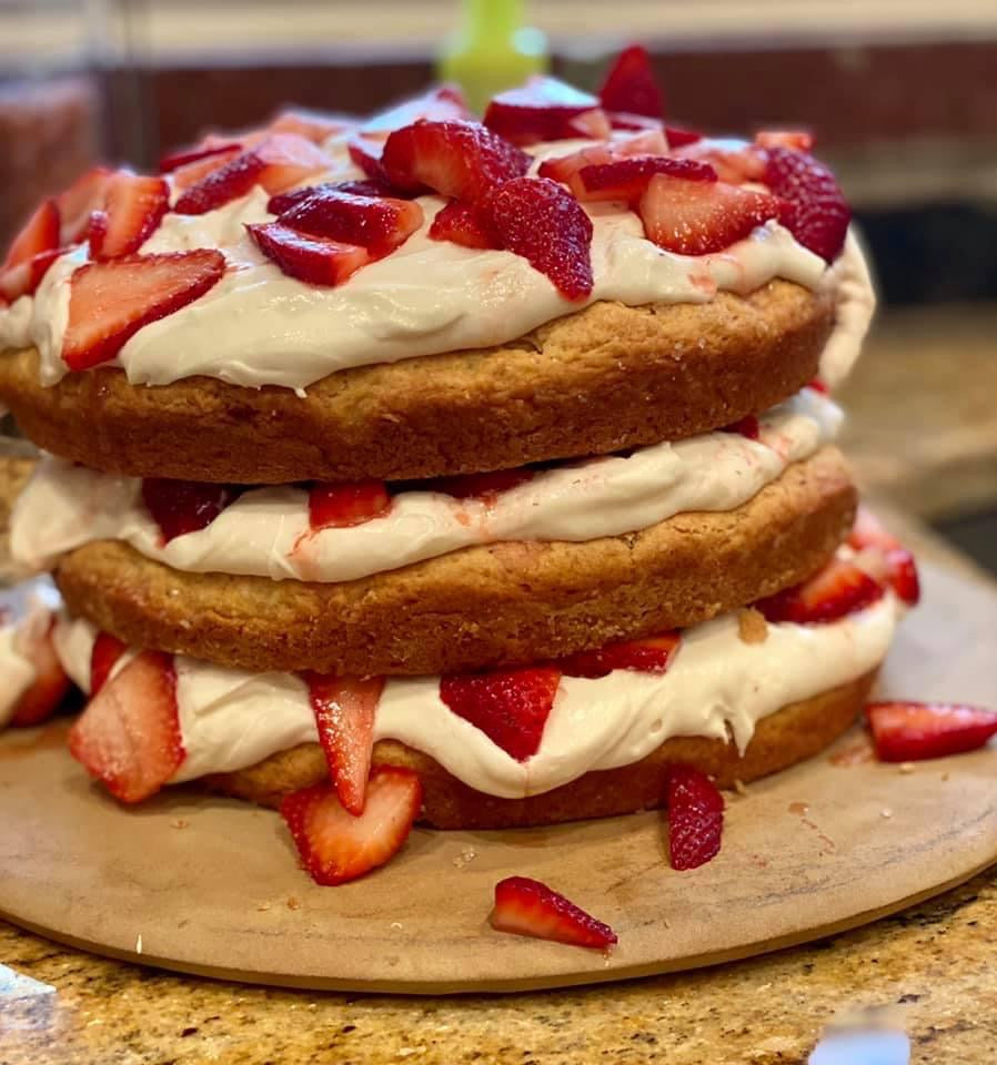 Strawberry Not-So-Short Cake