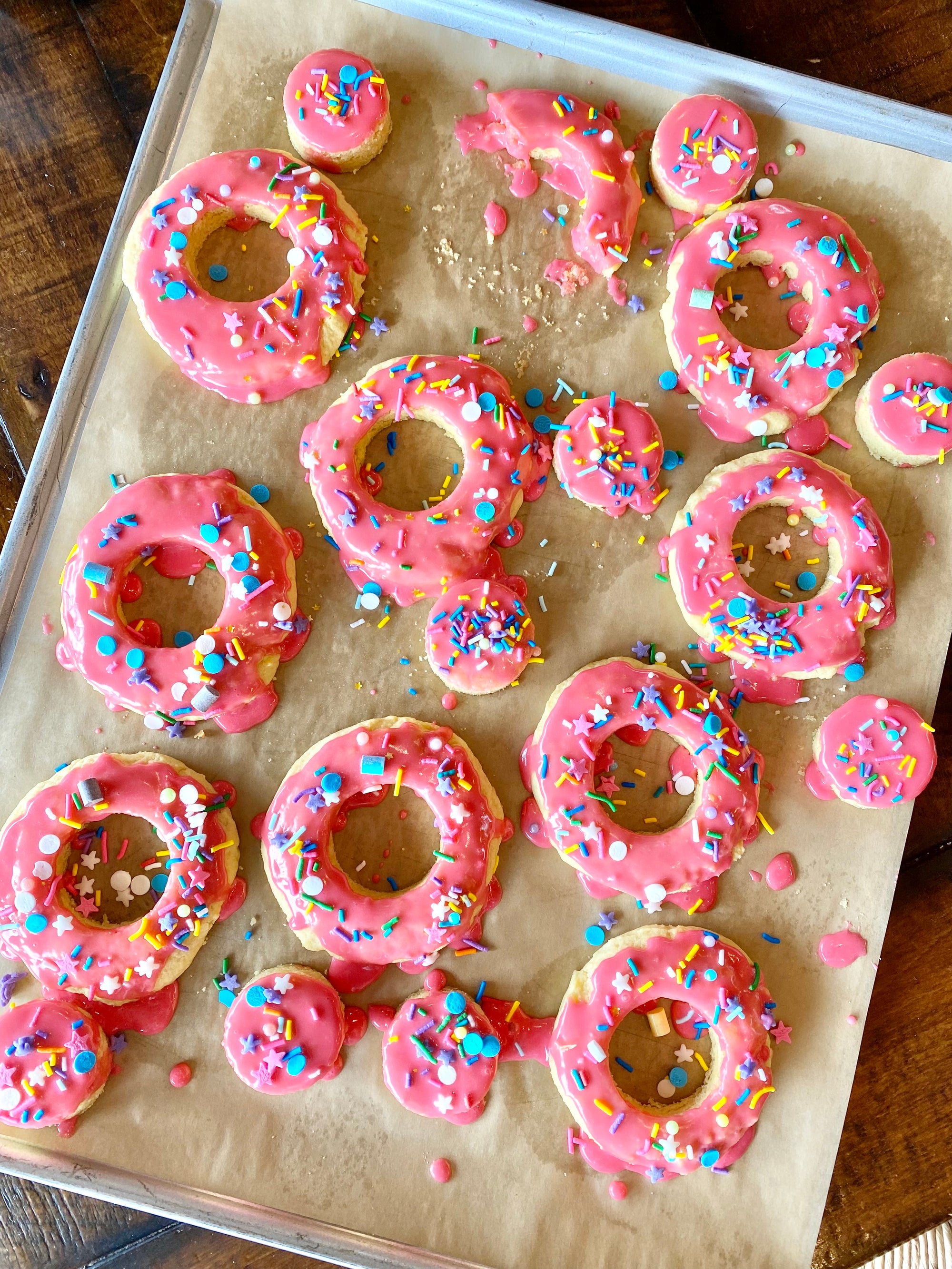 Crumbl Pink Donut Cookies
