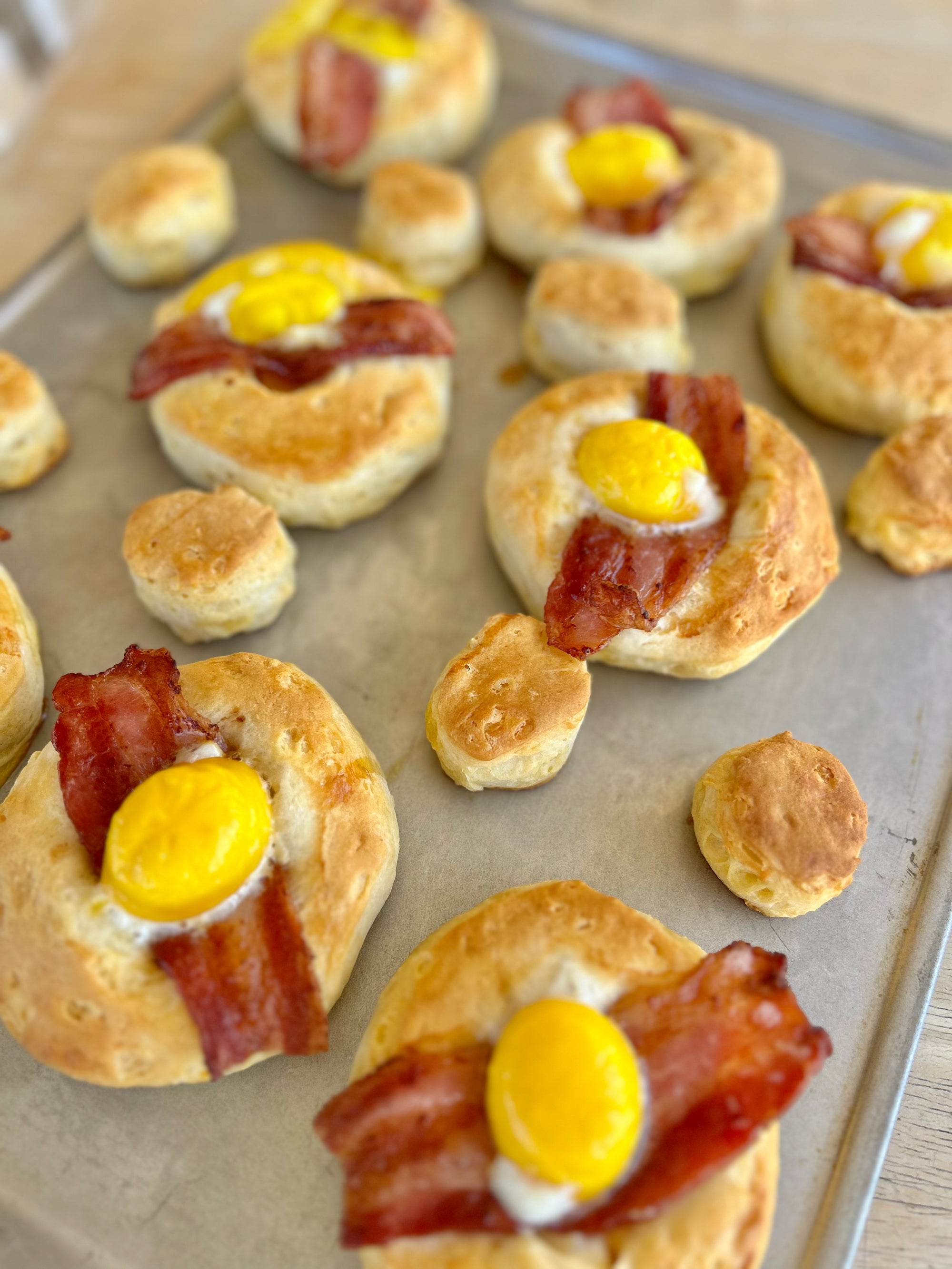Bacon & Egg Holy Biscuits