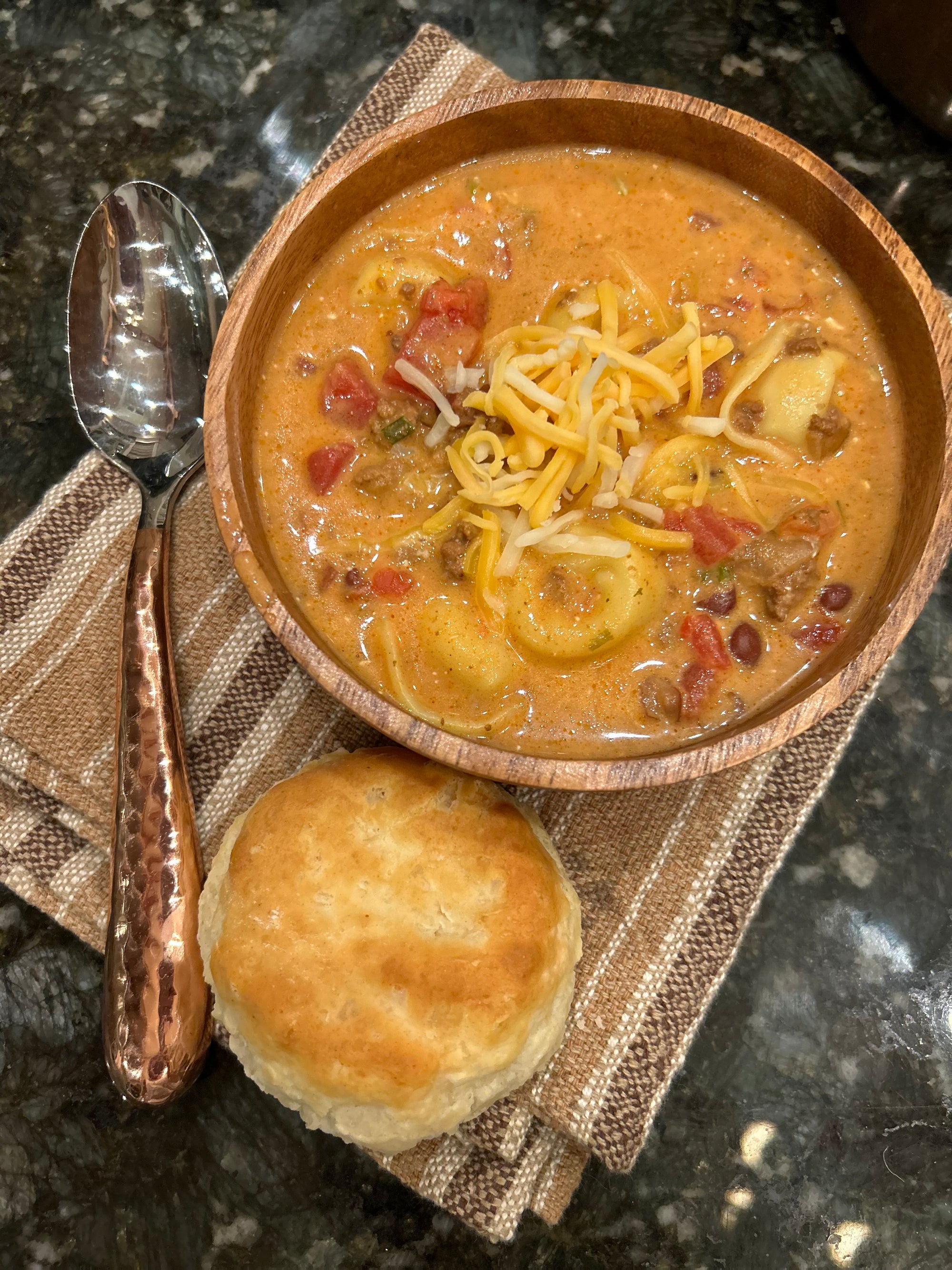 Mexican Tomato Tortellini Slow Cooker Soup