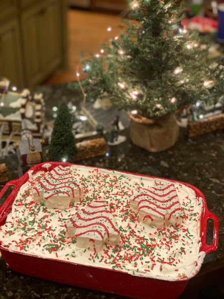 Christmas Tree Dirt Cake